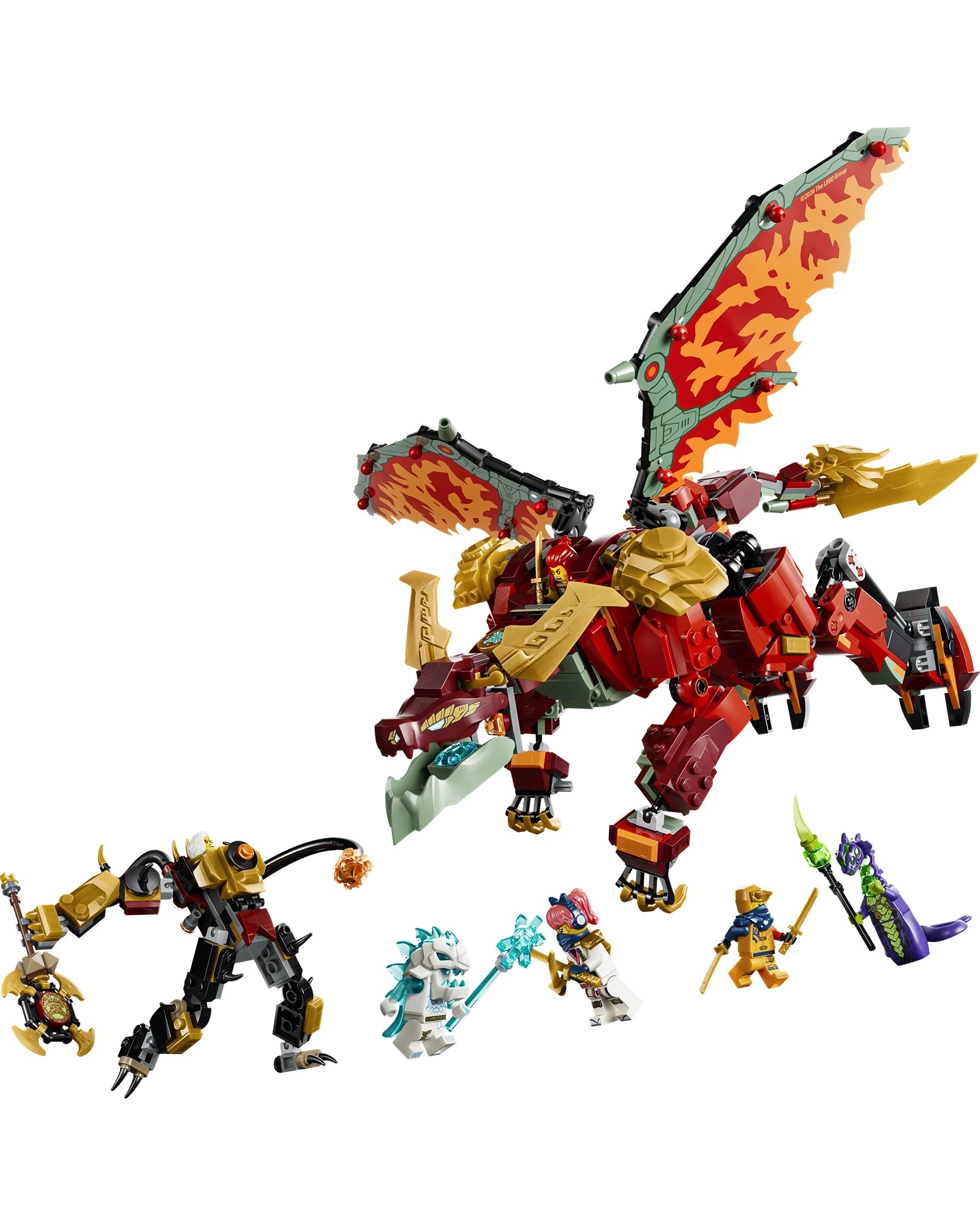 71868 Wyldfyre's Transforming Dragon Mech