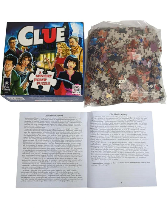 Mystery 1000 piece Puzzle Hasbro Cluedo