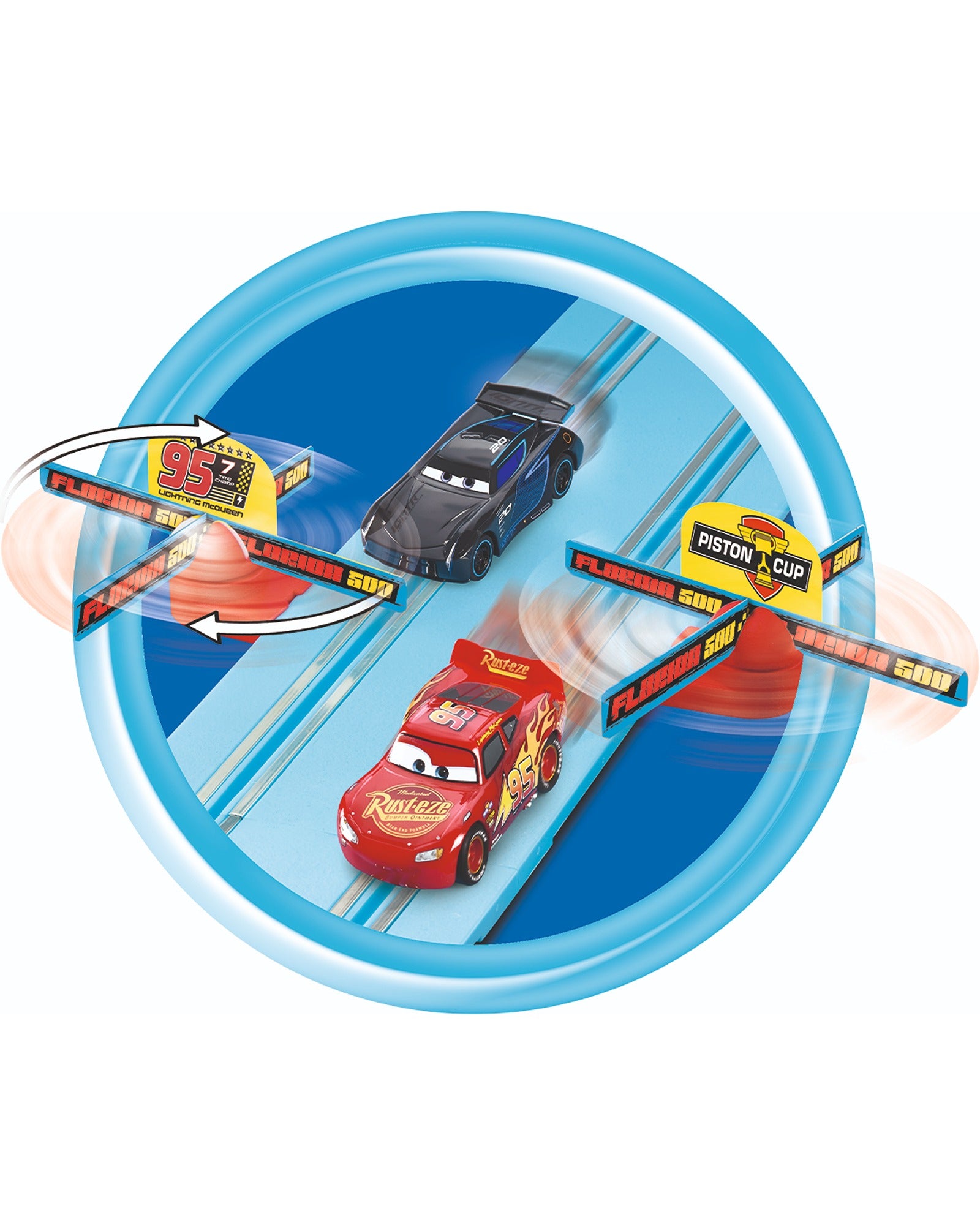 Carrera 1st 2.4 mtr B/O Disney- Pixar Power Duel Slot Set