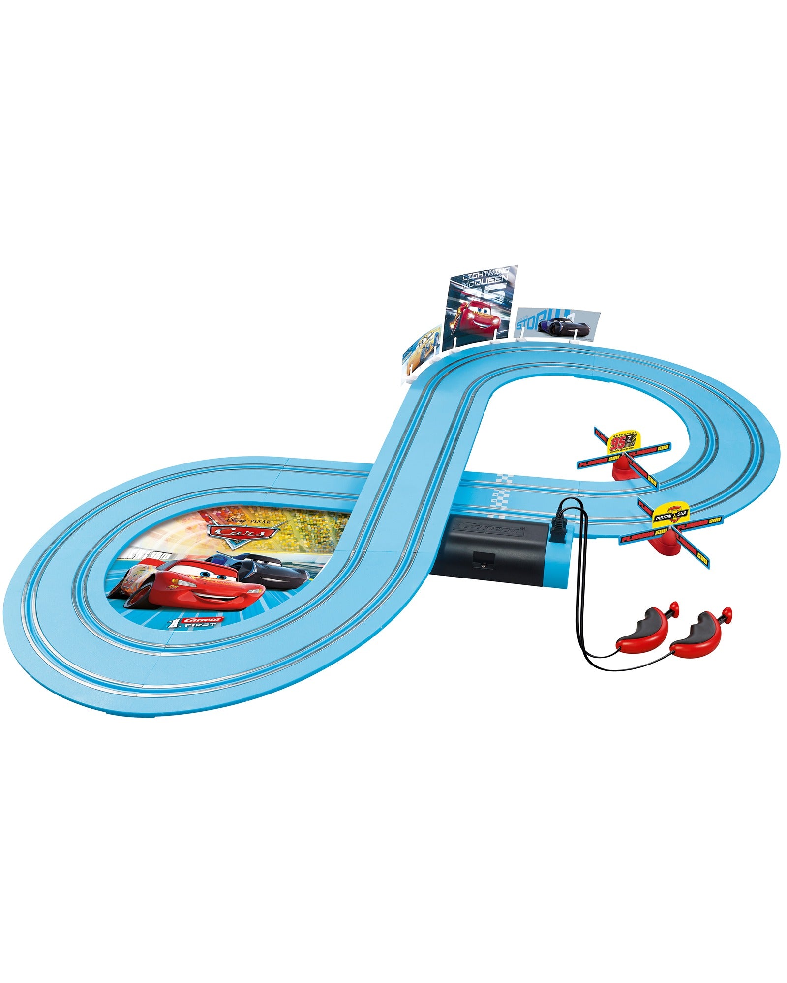Carrera 1st 2.4 mtr B/O Disney- Pixar Power Duel Slot Set