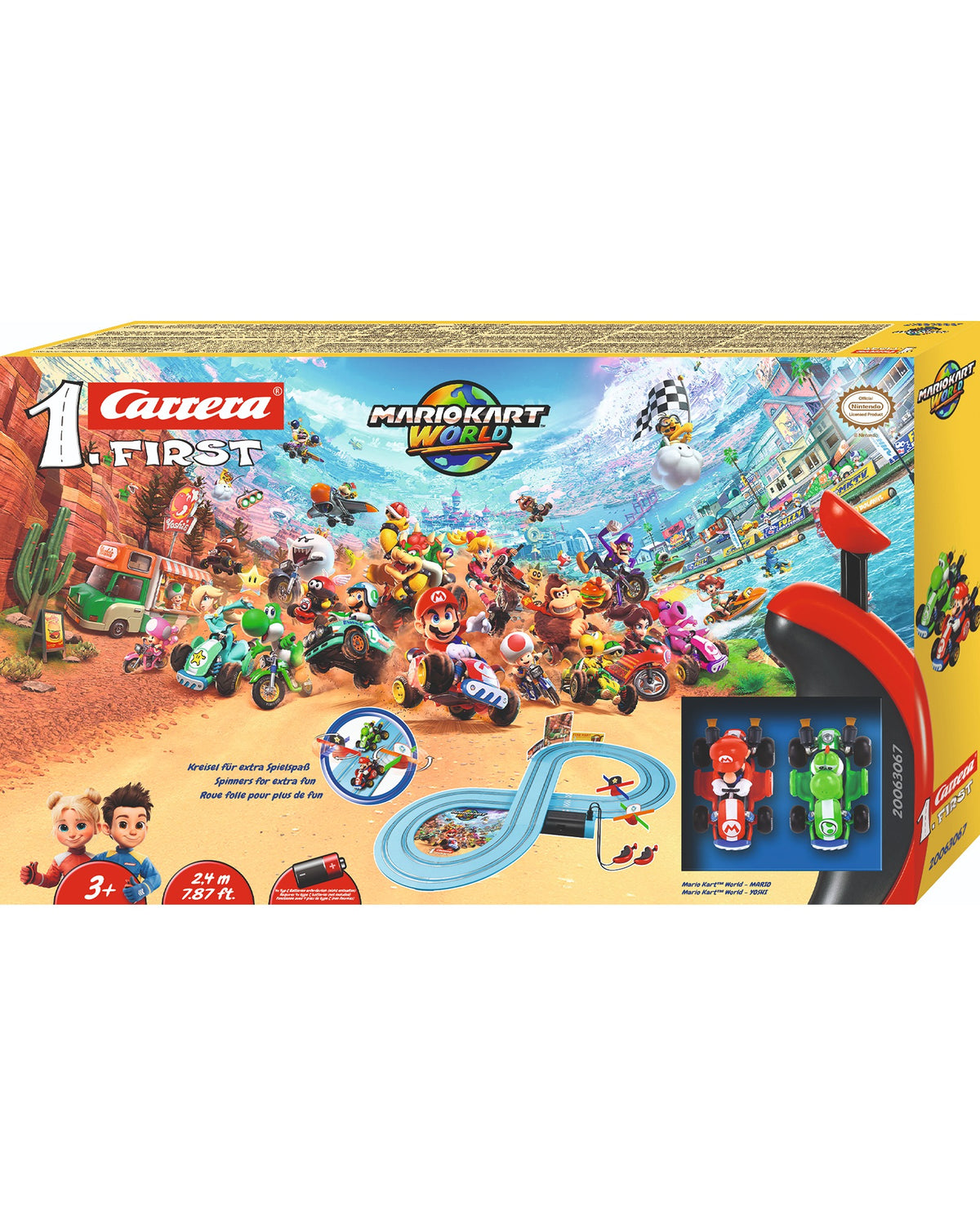 Mario Kart World Mario vs. Yoshi - 2.4m