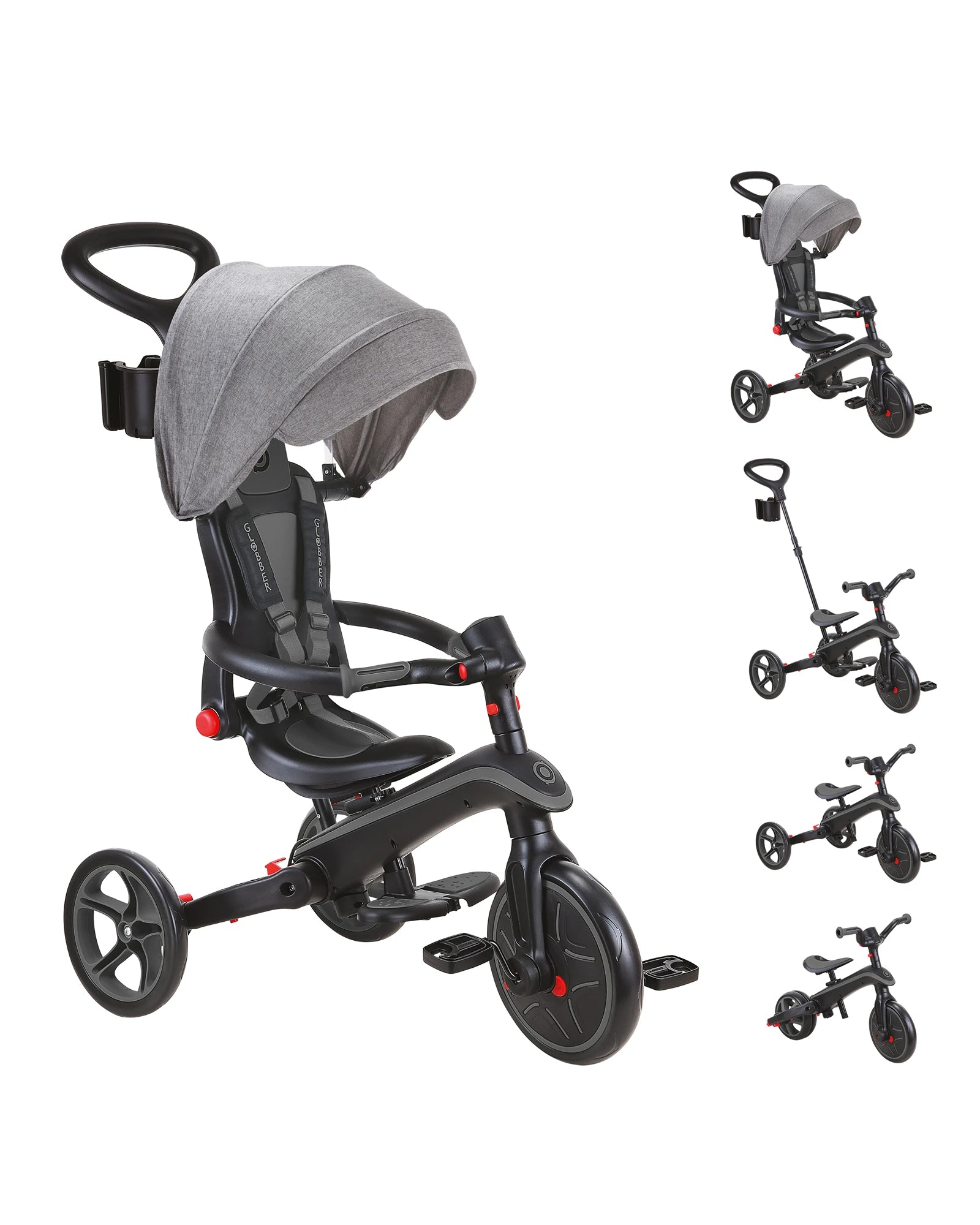 Globber Explorer Trike Foldable 4in1