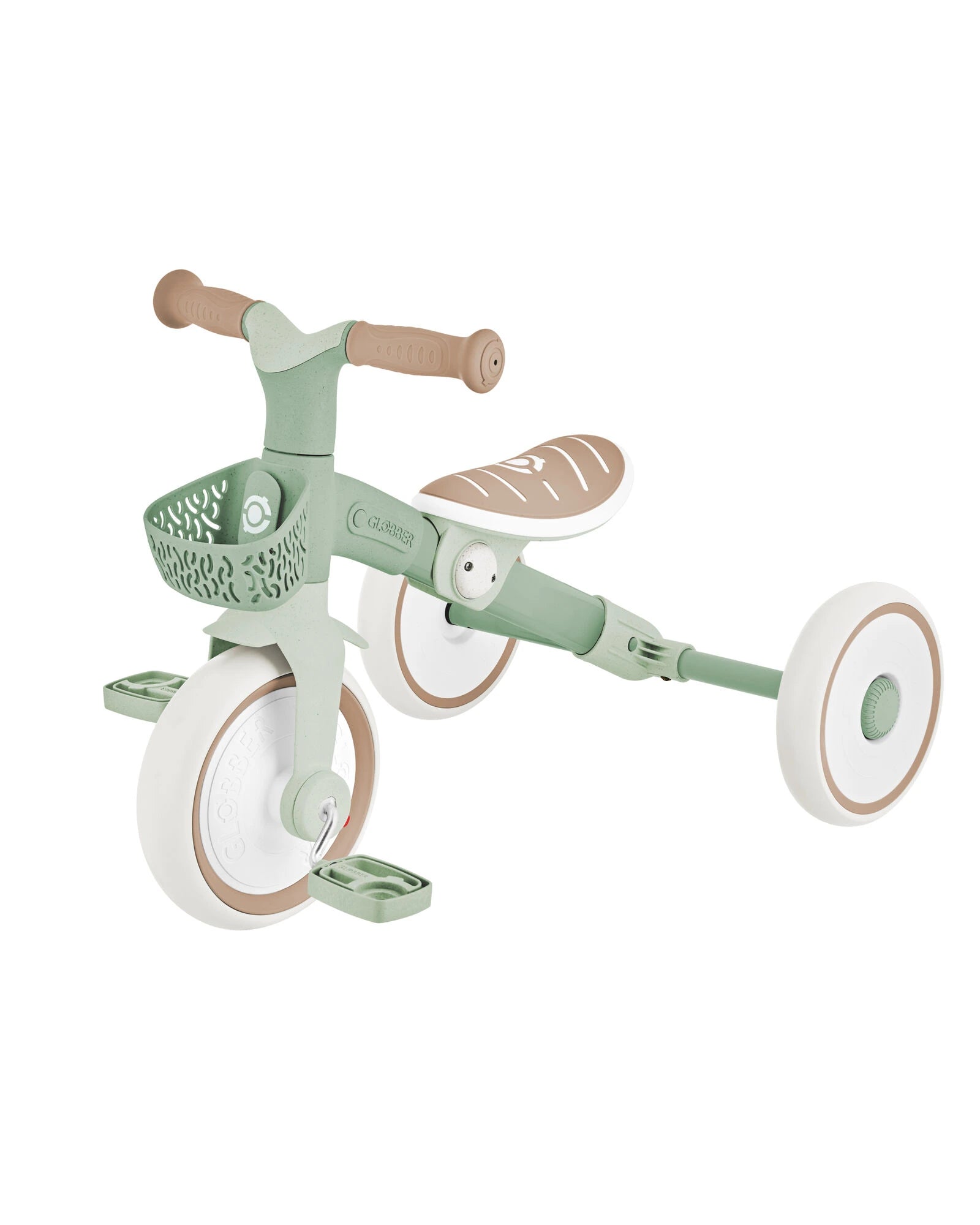 Globber Learning Trike 2 in 1 PLUS Ecologic Pistachio