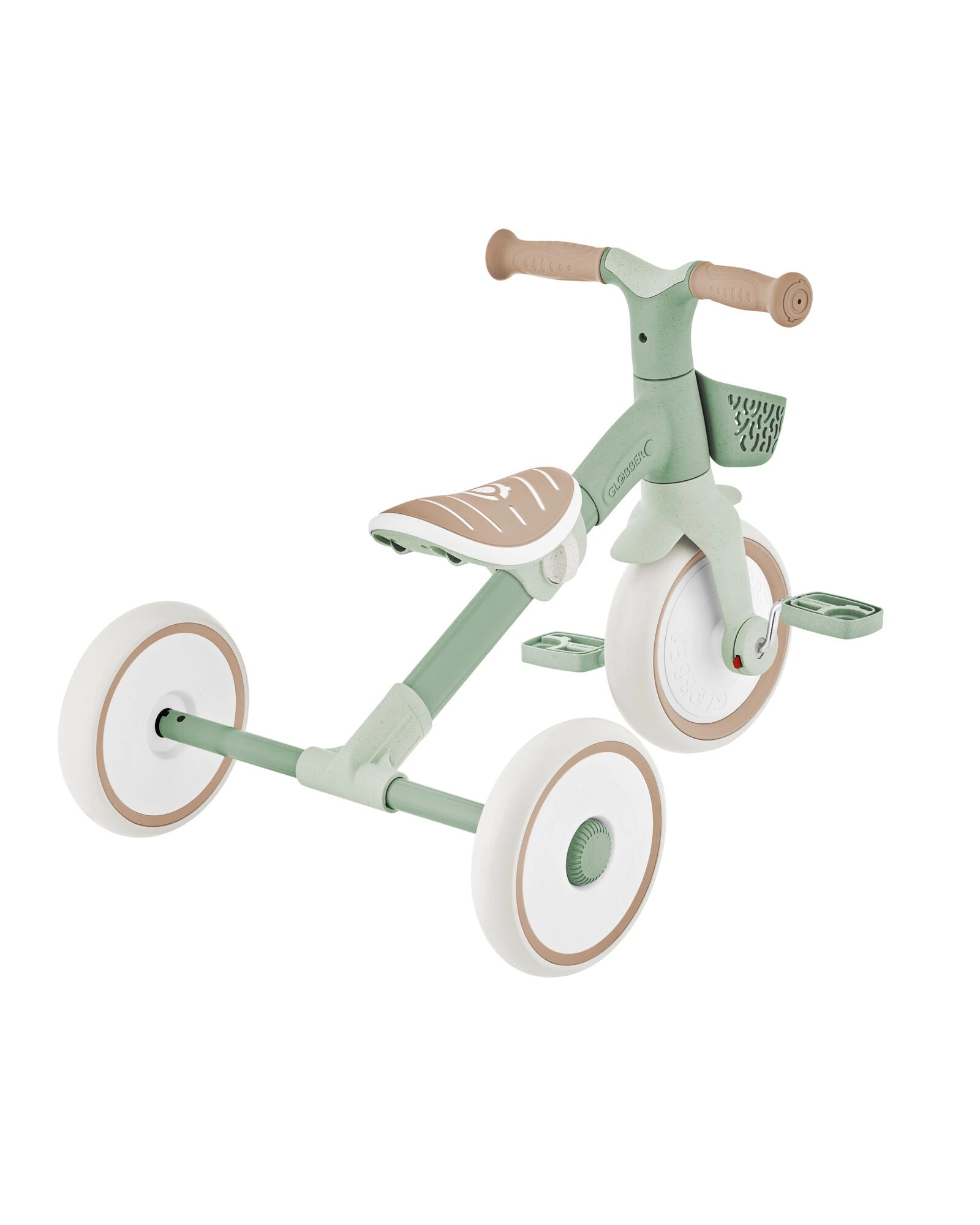 Globber Learning Trike 2 in 1 PLUS Ecologic Pistachio