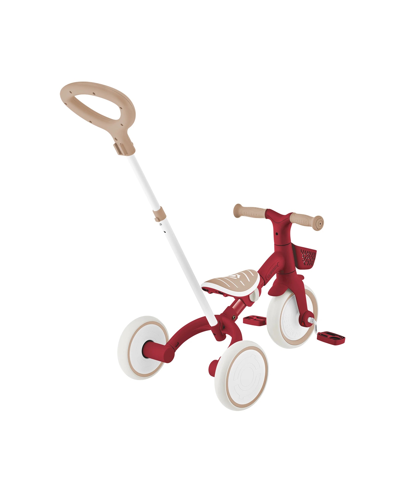 Globber Learning Trike 3in1 Plus Ecologic - Vintage Red