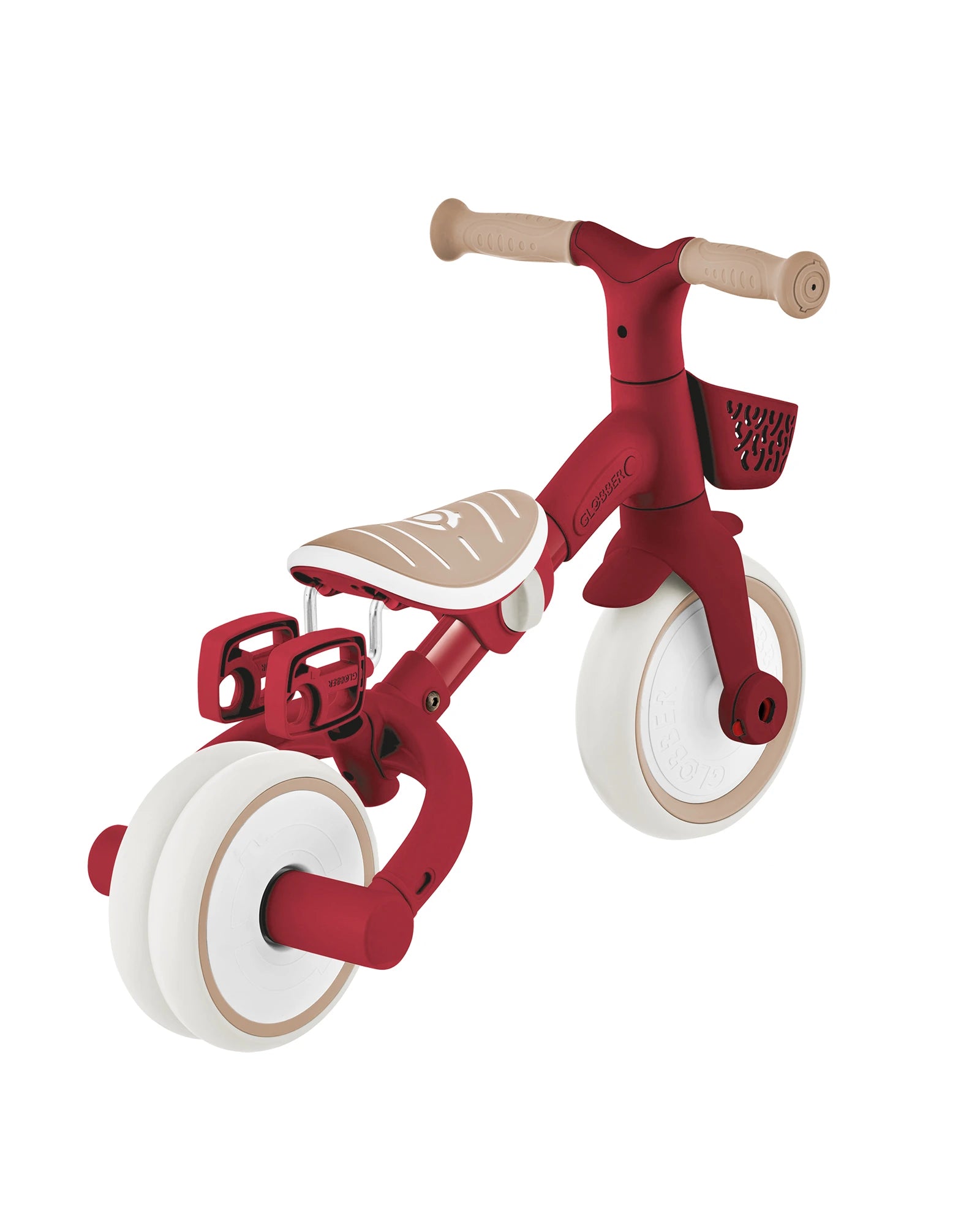 Globber Learning Trike 3in1 Plus Ecologic - Vintage Red