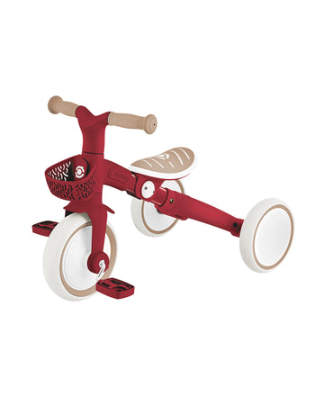 Globber Learning Trike 3in1 Plus Ecologic - Vintage Red