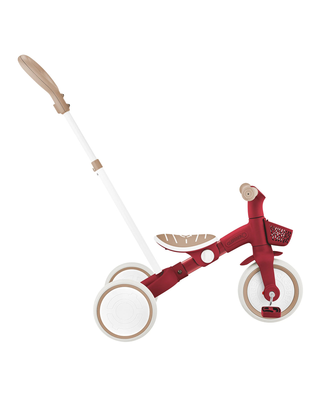 Globber Learning Trike 3in1 Plus Ecologic - Vintage Red