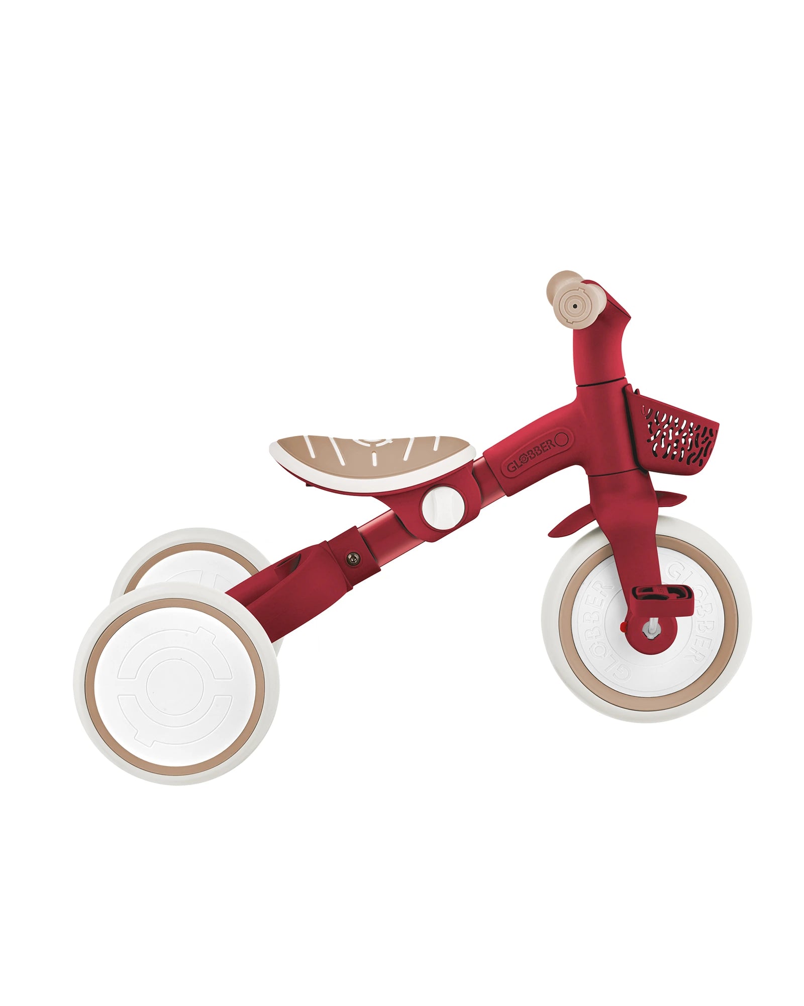 Globber Learning Trike 3in1 Plus Ecologic - Vintage Red