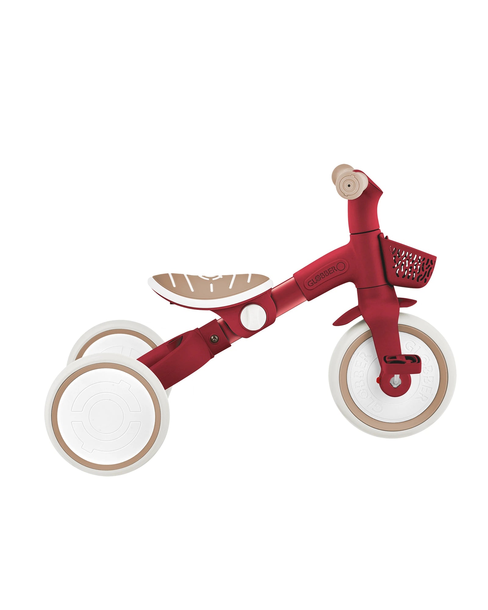 Globber Learning Trike 3in1 Plus Ecologic - Vintage Red