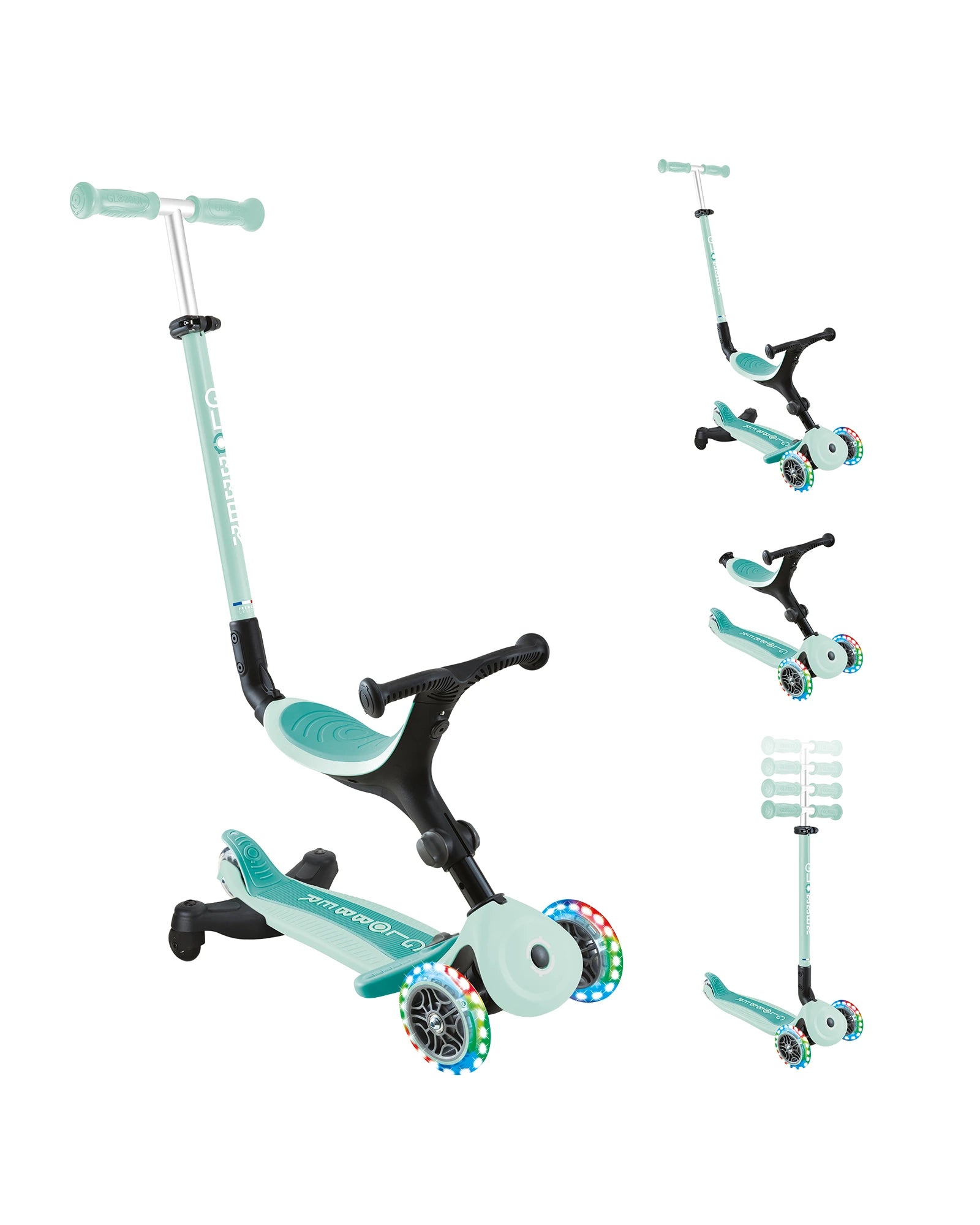 Globber Go Up Active Lights 360