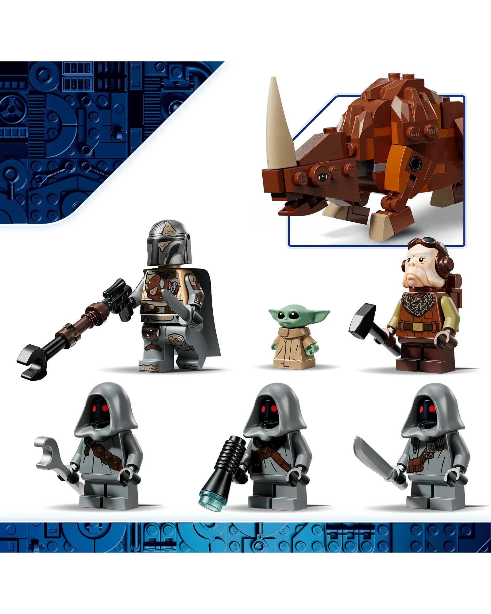 75453 Offworld Sandcrawler and Mudhorn
