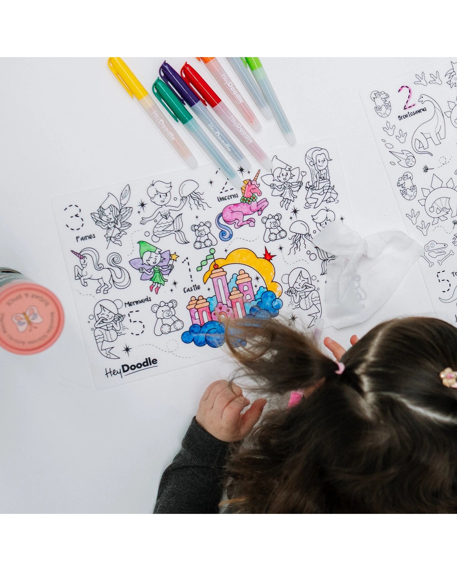 HeyDoodle MiniMats 123 Series Princess