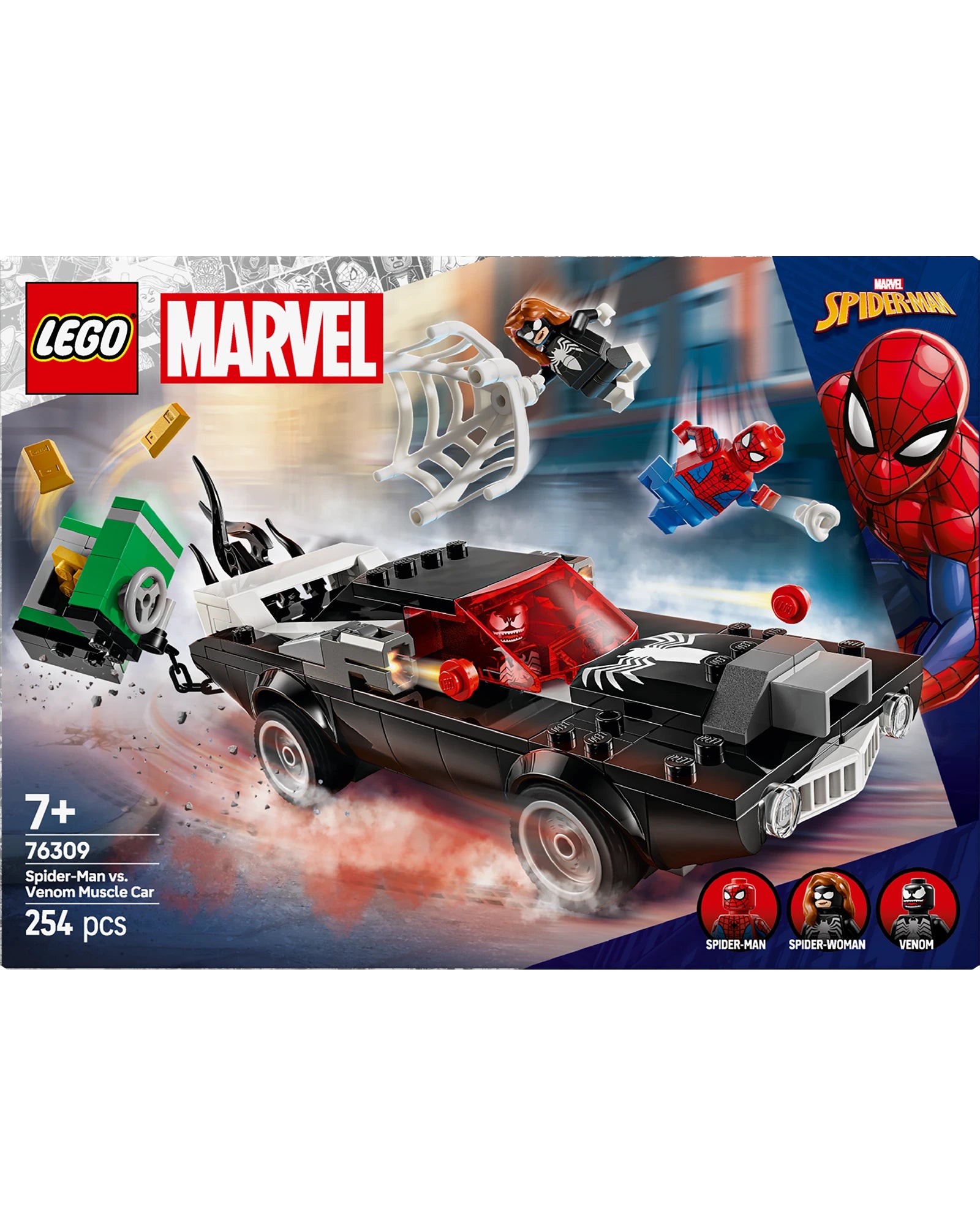 76309 Spider-Man vs Venom Muscle Car