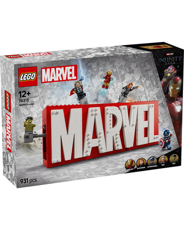 76313 MARVEL Logo & Minifigures