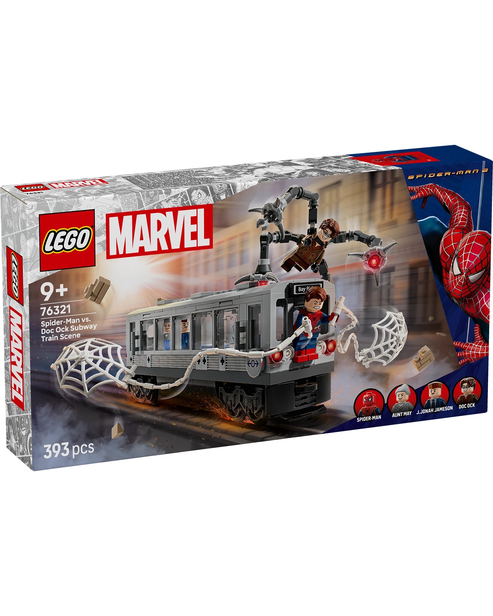 76321 Spider-Man vs Dock Ock Subway Train Scene
