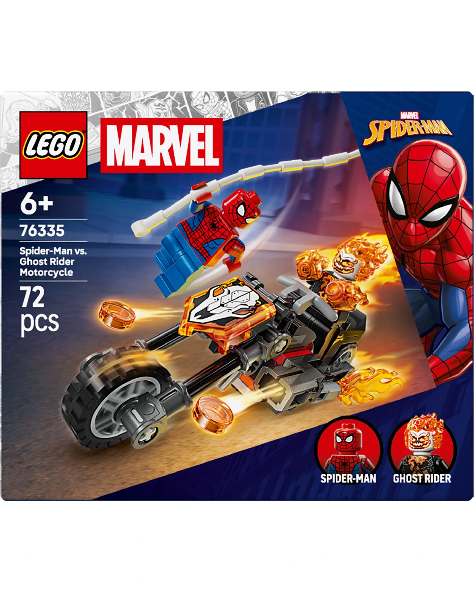 76335 Spider-Man vs. Ghost Rider Motorcycle