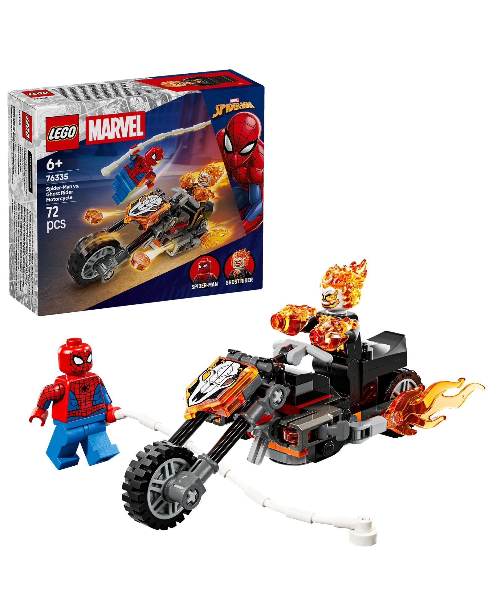 76335 Spider-Man vs. Ghost Rider Motorcycle