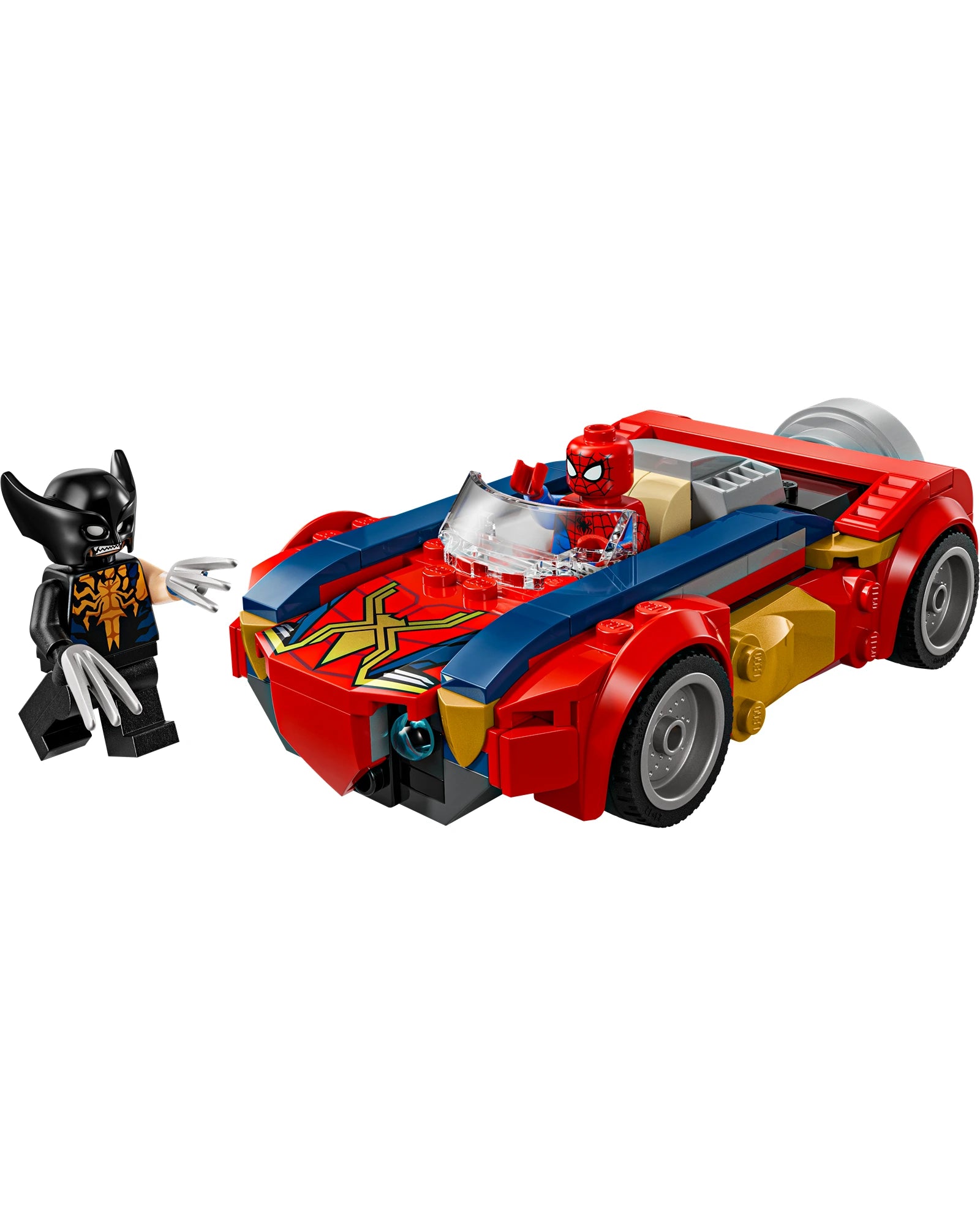 76336 Spider-Man Car vs. Venomized Wolverine