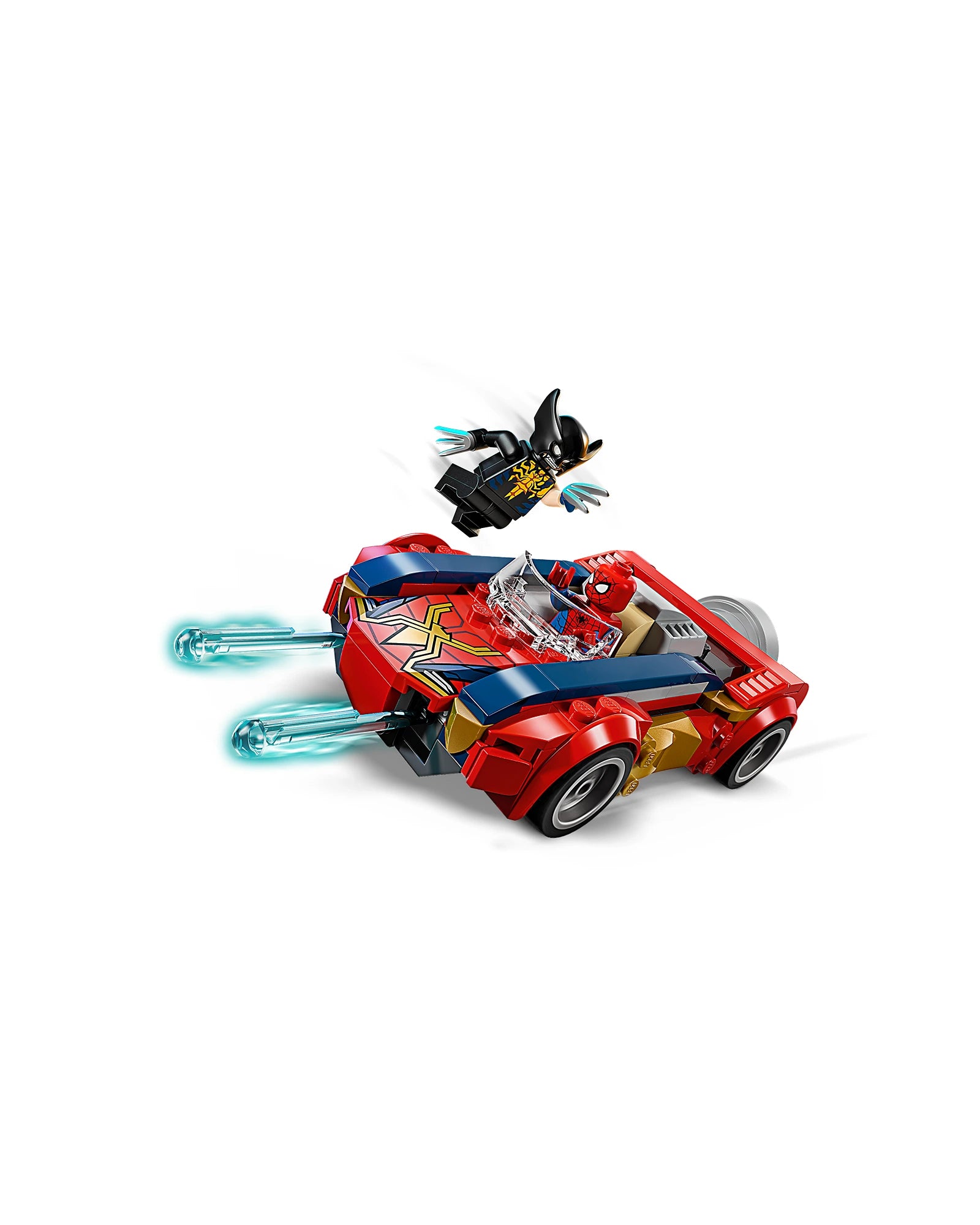 76336 Spider-Man Car vs. Venomized Wolverine