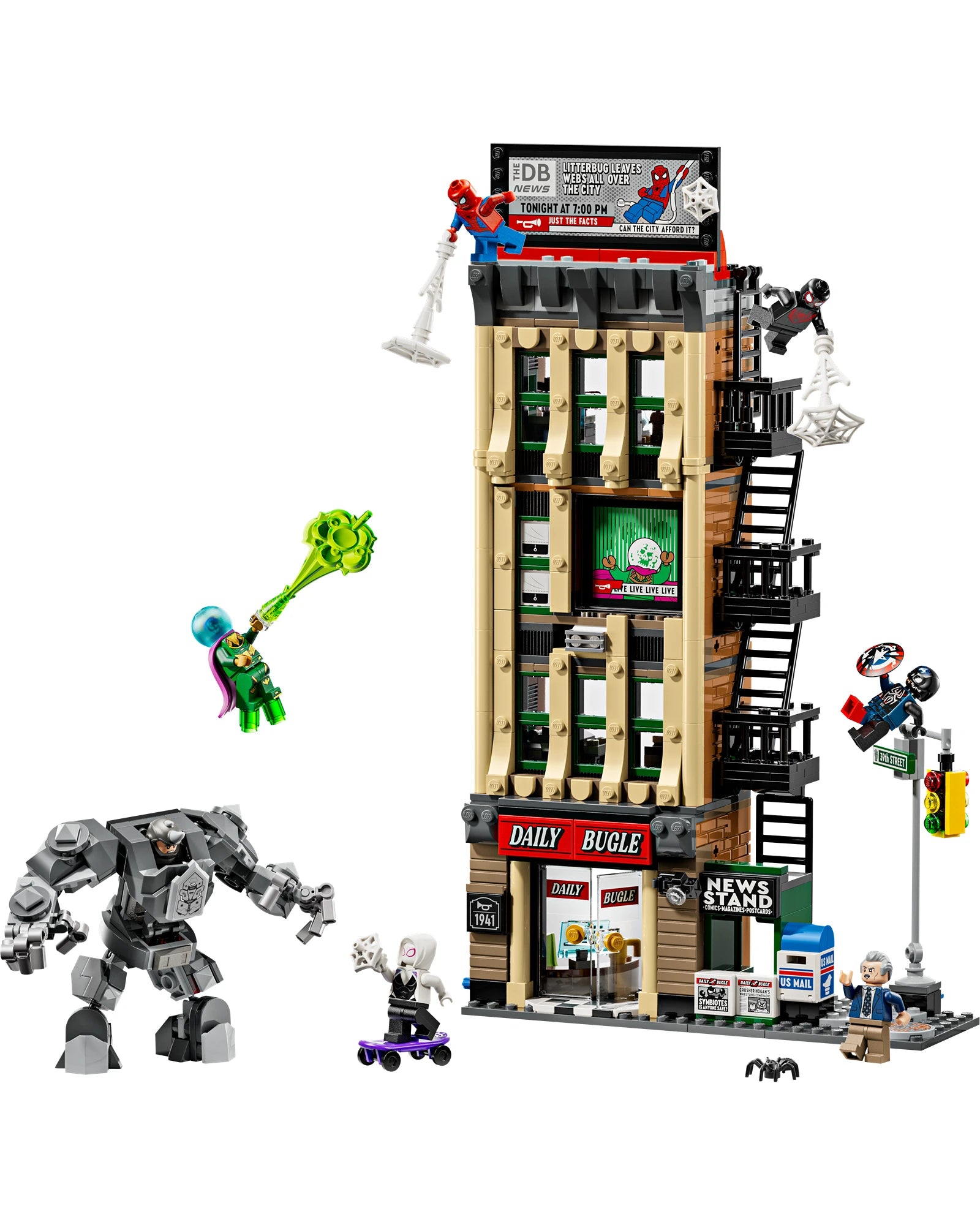 76342 Spiderman vs Mysterio The Daily Bugle
