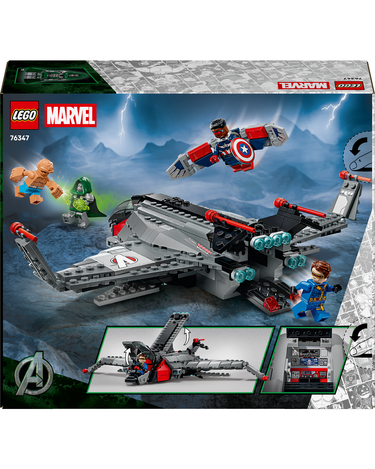 76347 Avengers Doomsday Quinjet