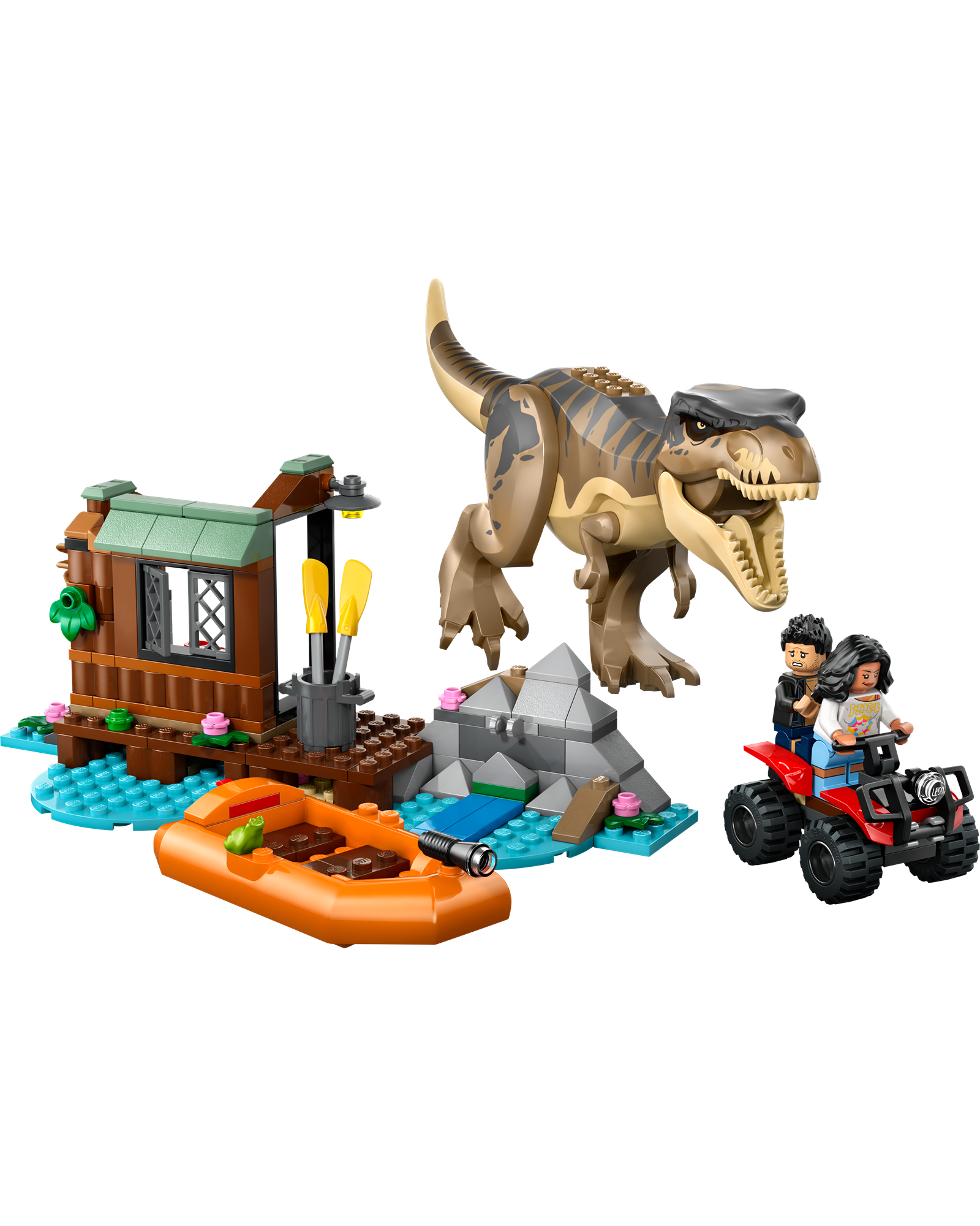 76975 T.rex River Escape