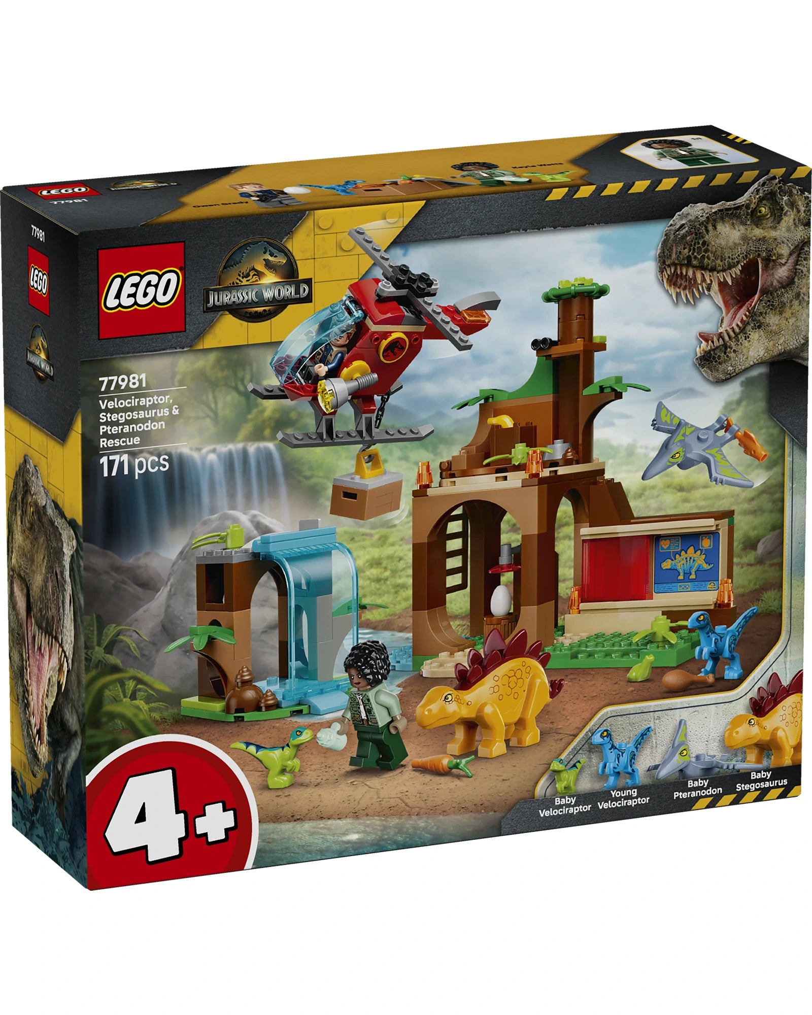 77981 Velociraptor, Stegosaurus & Pteranodon R