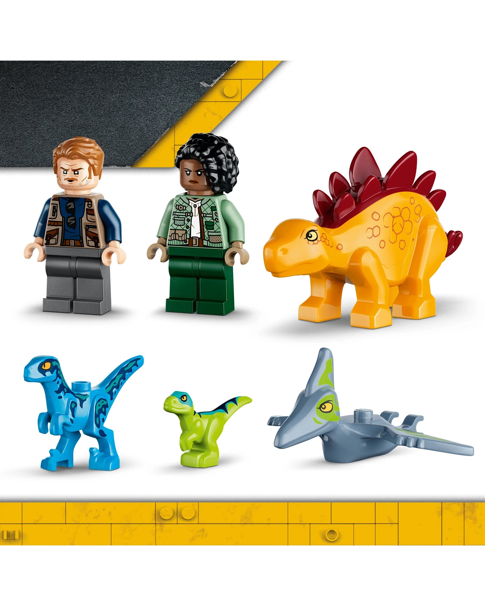 77981 Velociraptor, Stegosaurus & Pteranodon R