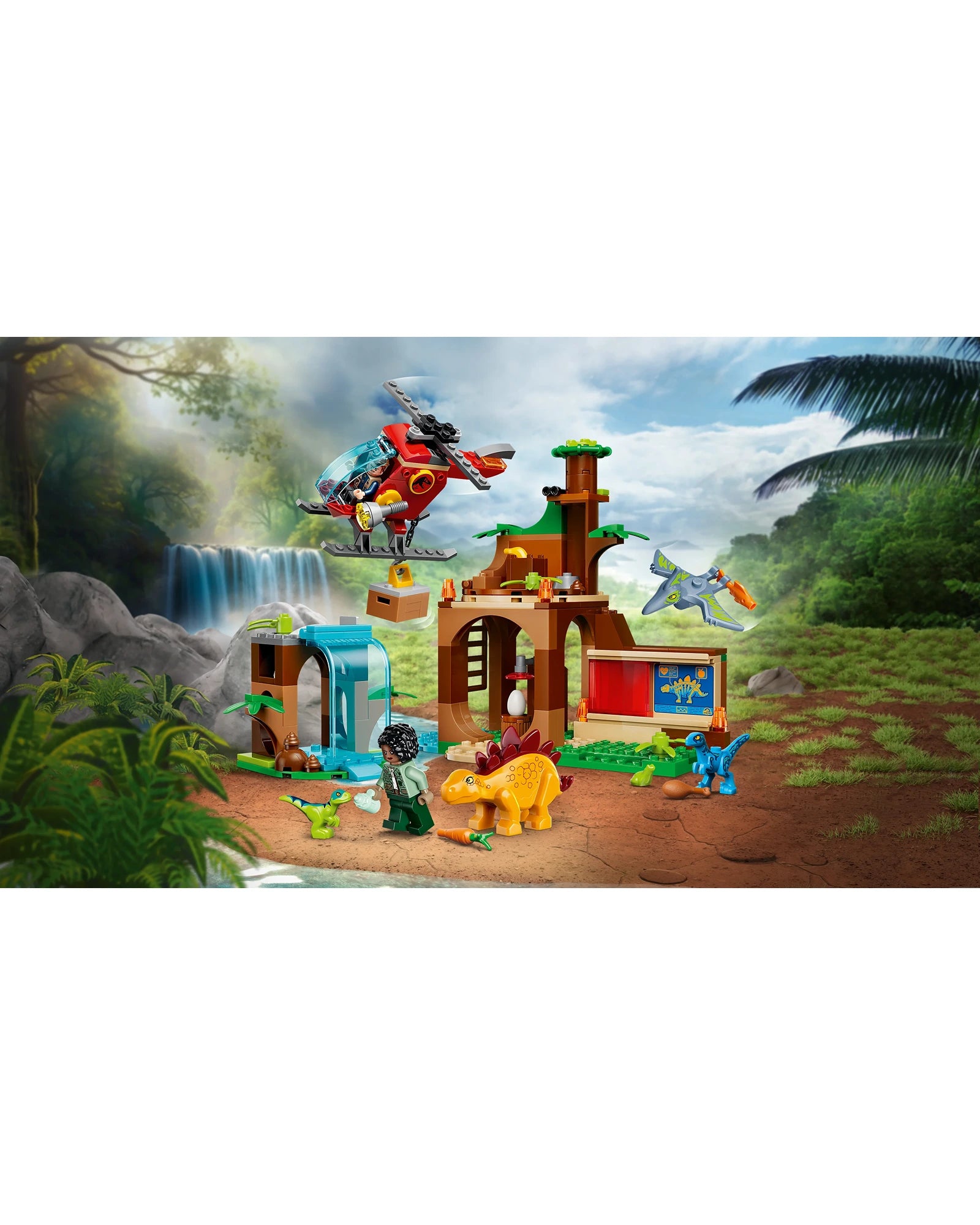 77981 Velociraptor, Stegosaurus & Pteranodon R