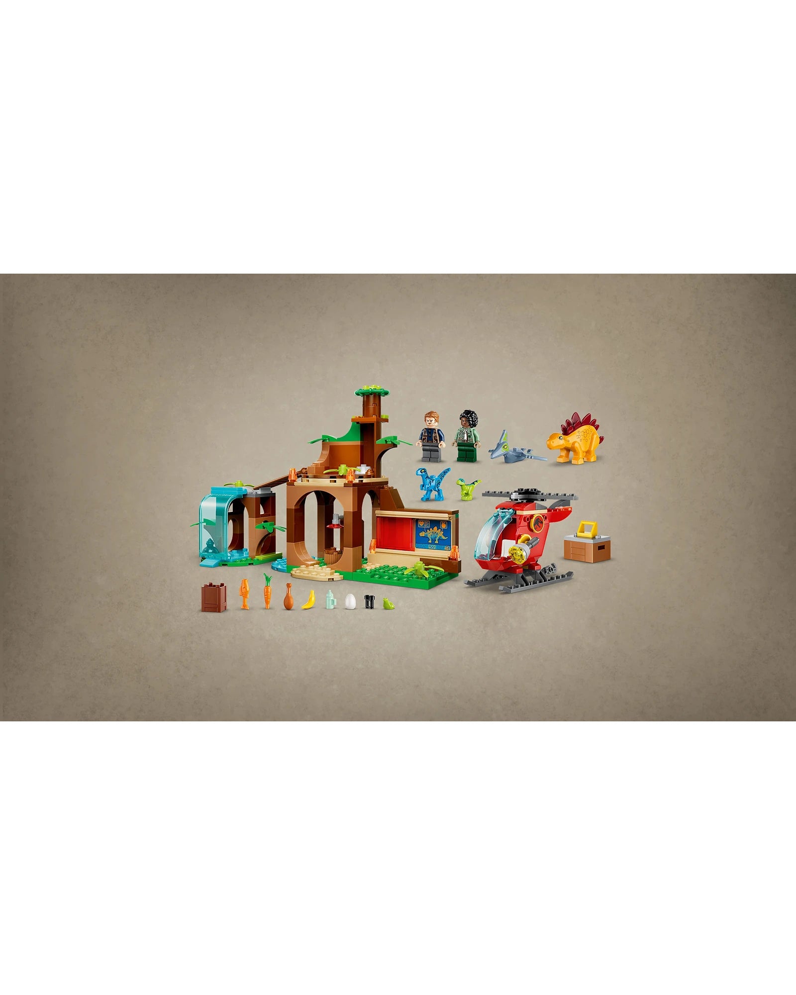 77981 Velociraptor, Stegosaurus & Pteranodon R
