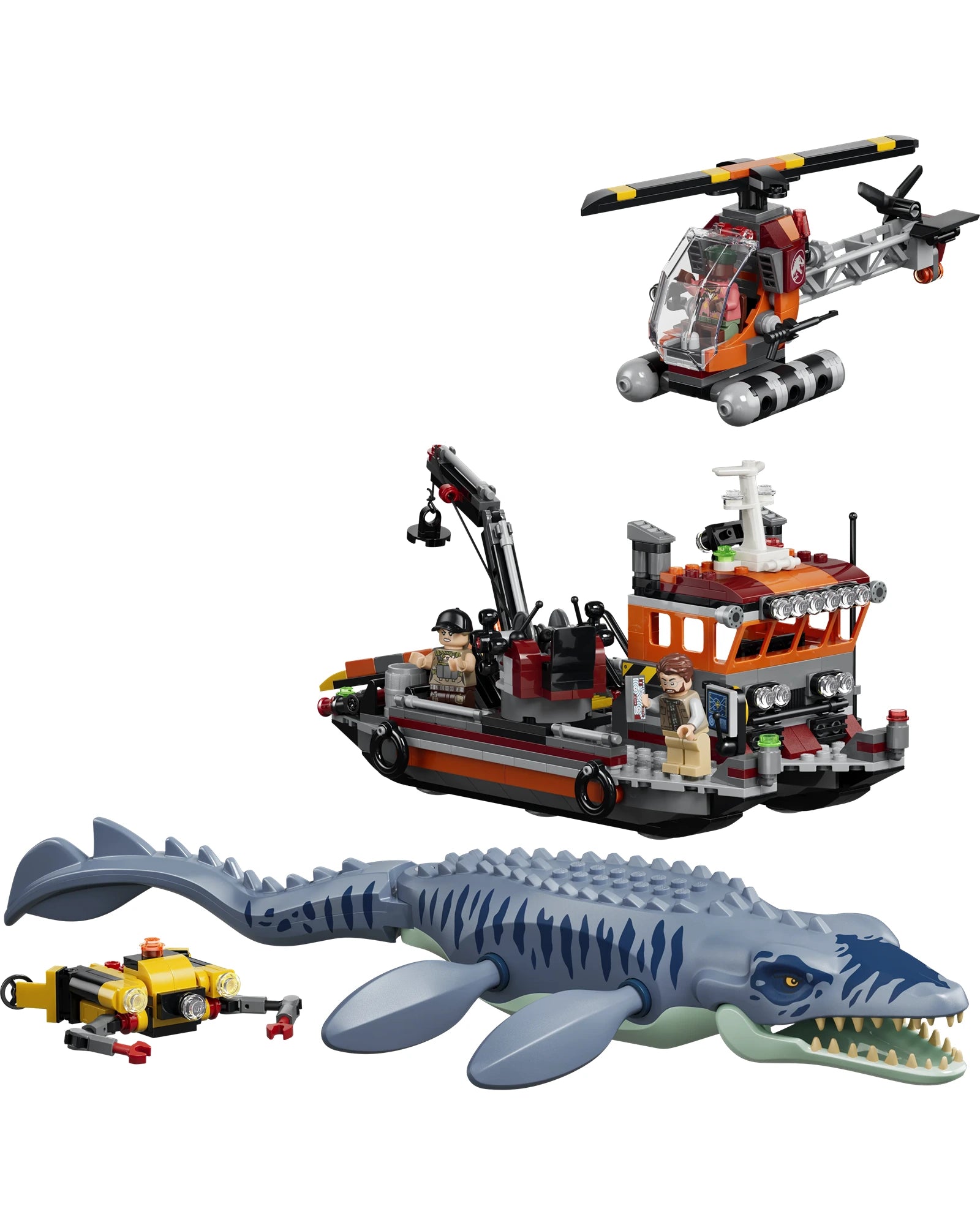 77983 Mosasaurus Dinosaur Boat Attack