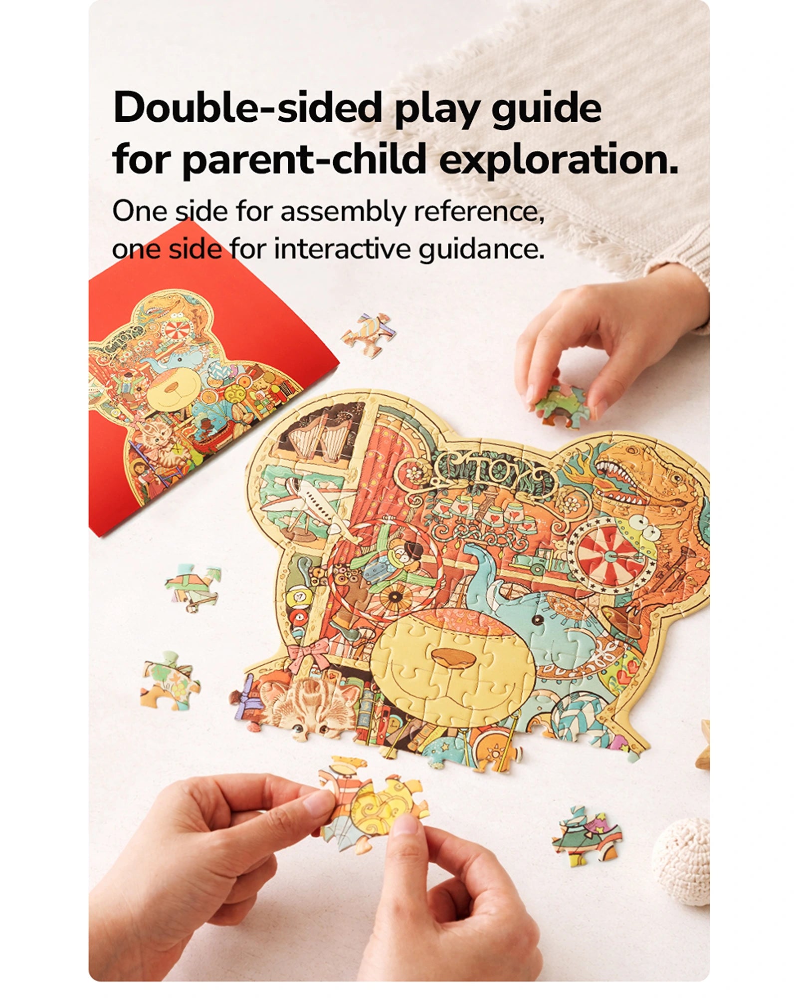 mideer Shaped Artist Puzzle - Bears Home