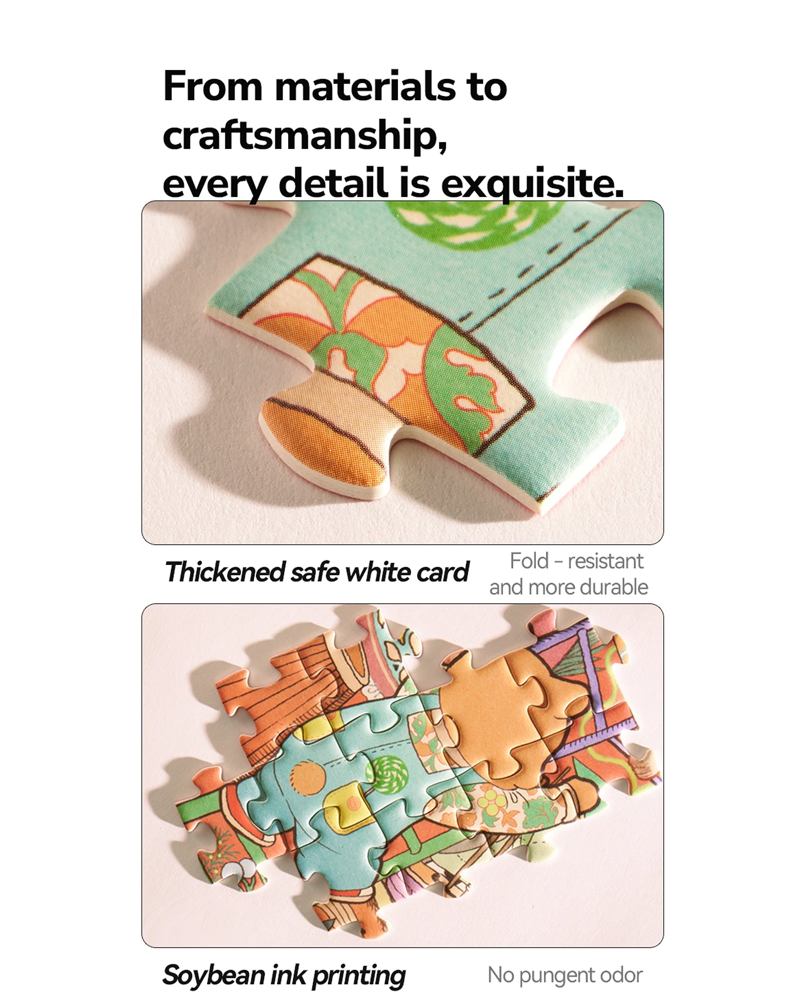 mideer Shaped Artist Puzzle - Bears Home