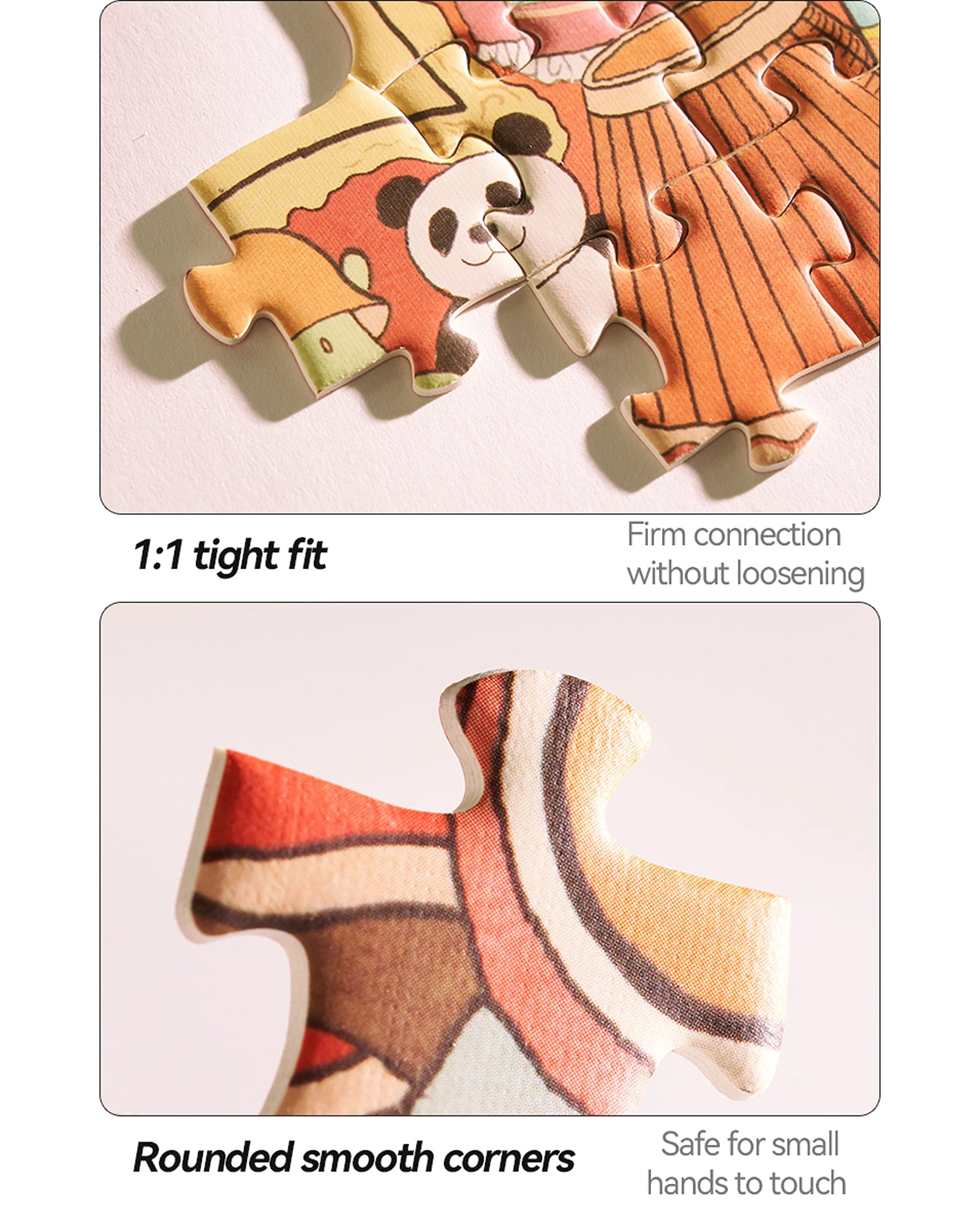 mideer Shaped Artist Puzzle - Bears Home