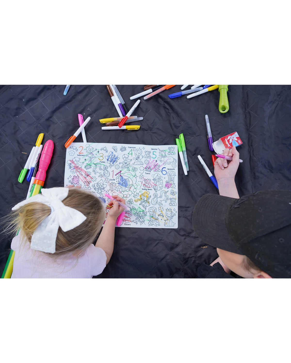 HeyDoodle Mats 123 Series Princess