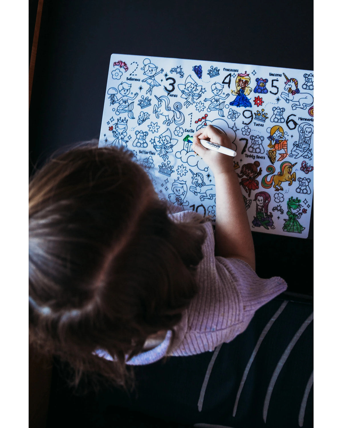 HeyDoodle Mats 123 Series Princess