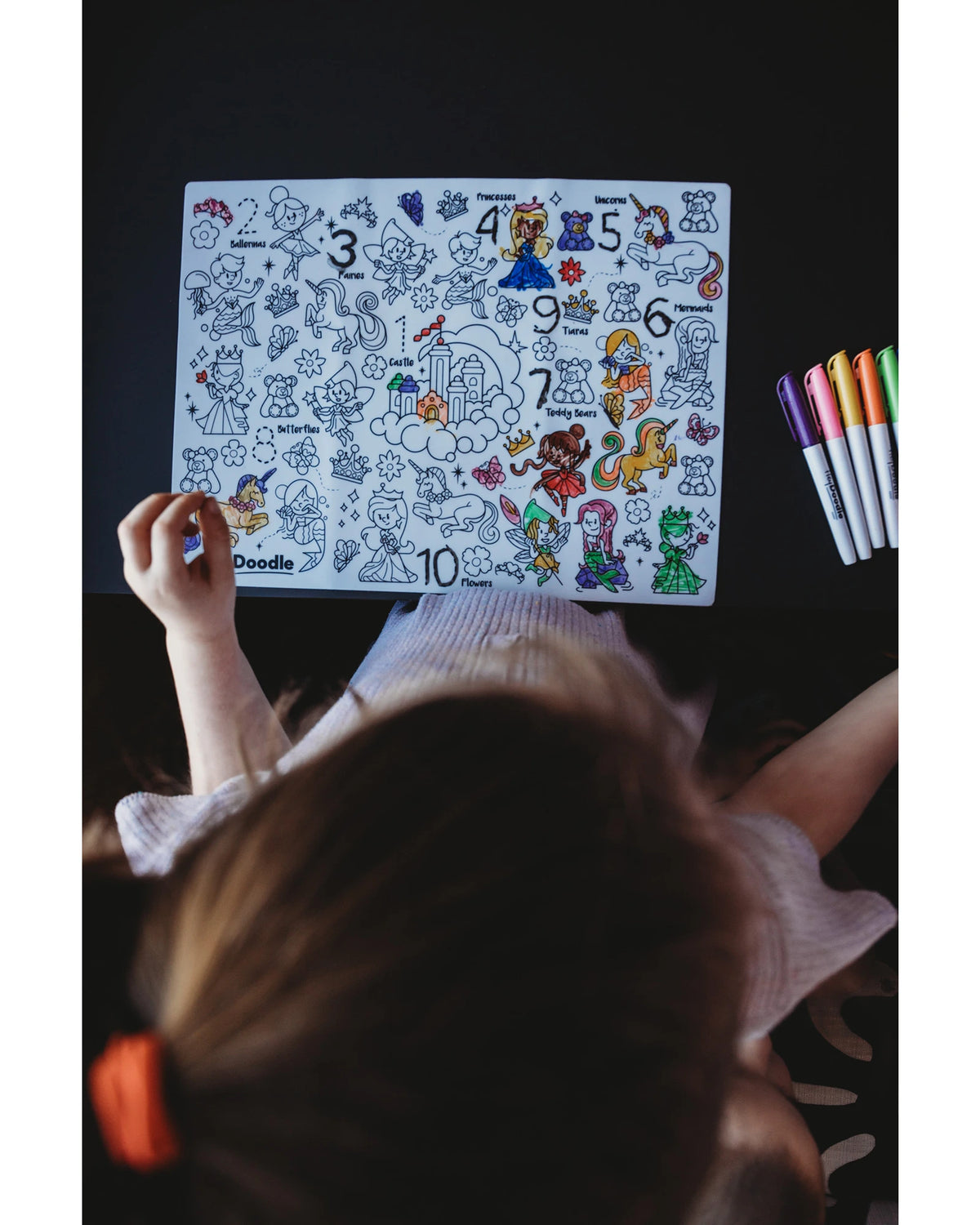HeyDoodle Mats 123 Series Princess