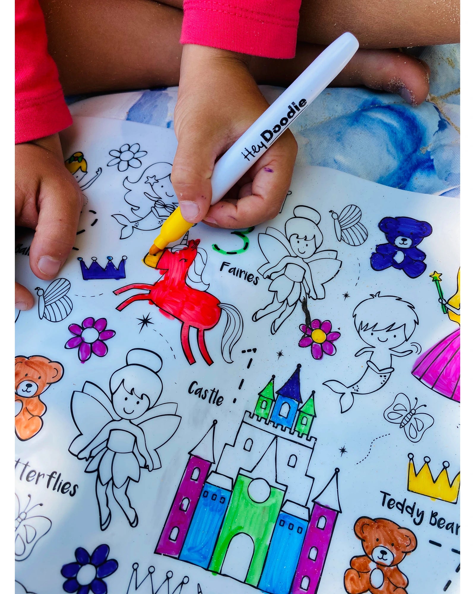 HeyDoodle Mats 123 Series Princess