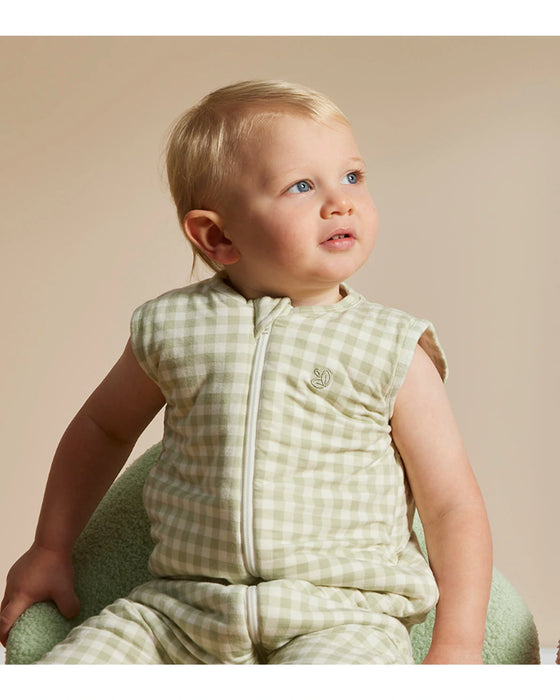Grow Kindly 2.5 TOG Sleep Suit - Gumleaf Gingham
