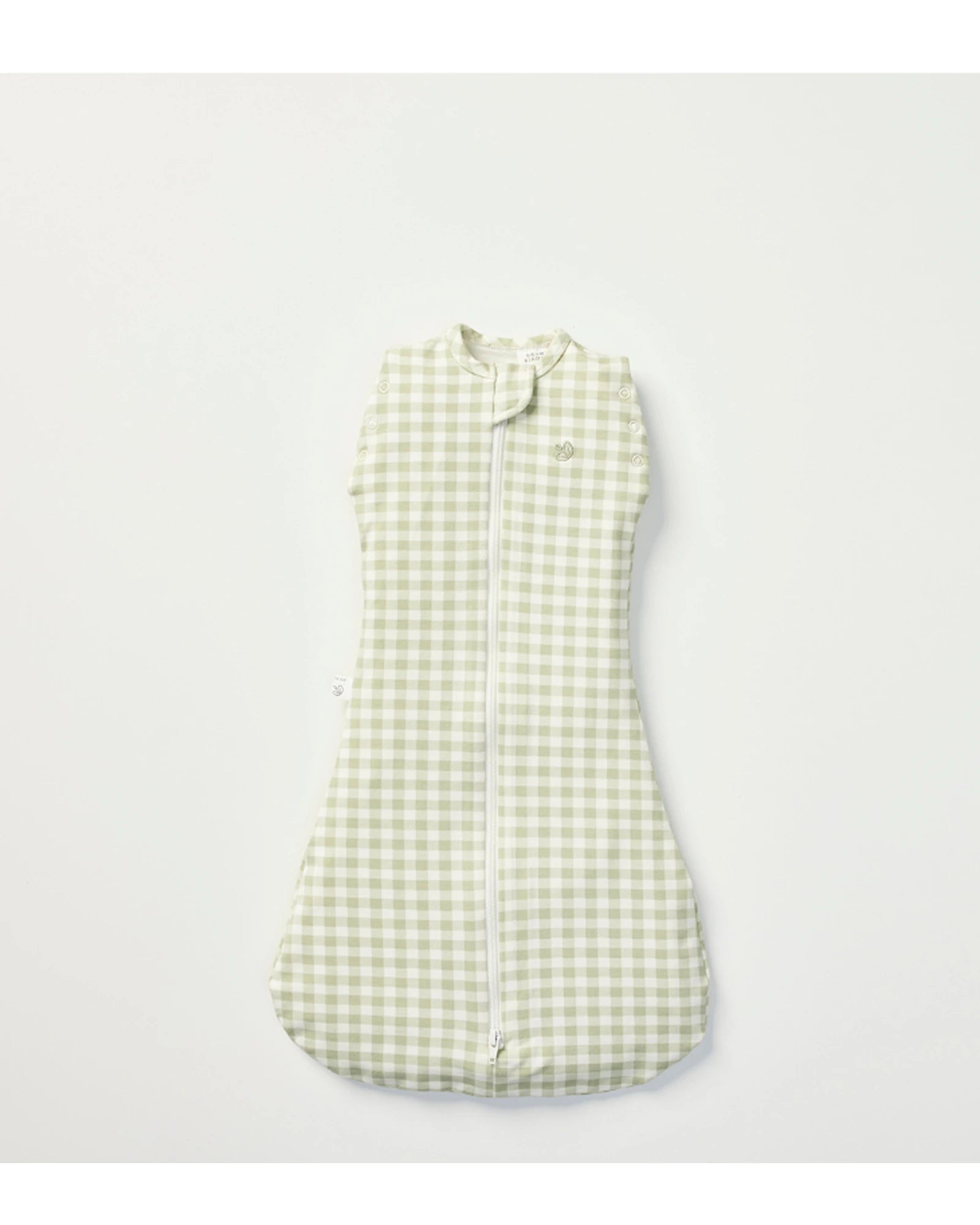 Grow Kindly 1.0 TOG Swaddle Sleeping Bag - Gumleaf Gingham