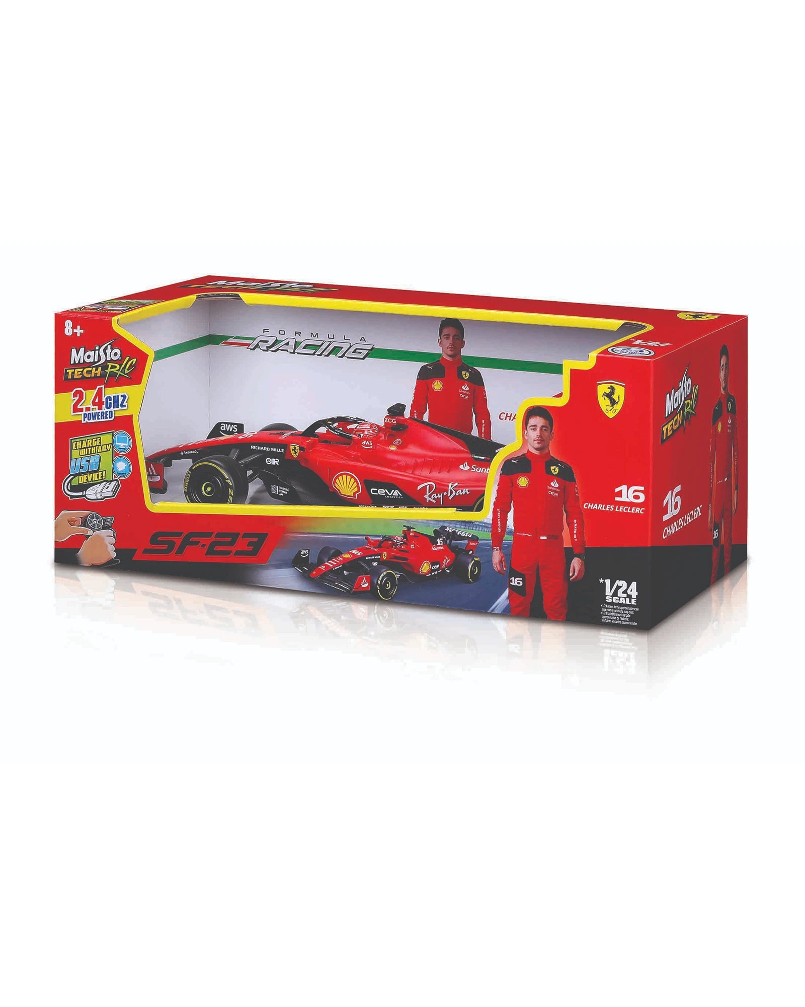 Maisto 1/24 Premium F1 Ferrari Charles Leclerc