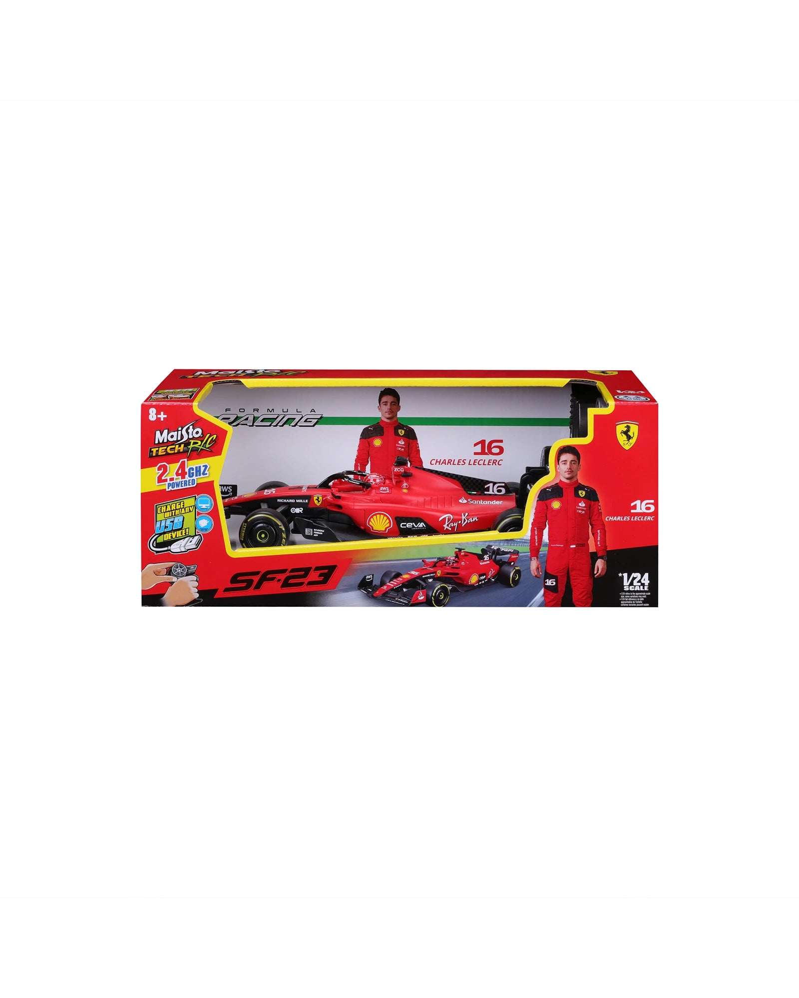 Maisto 1/24 Premium F1 Ferrari Charles Leclerc