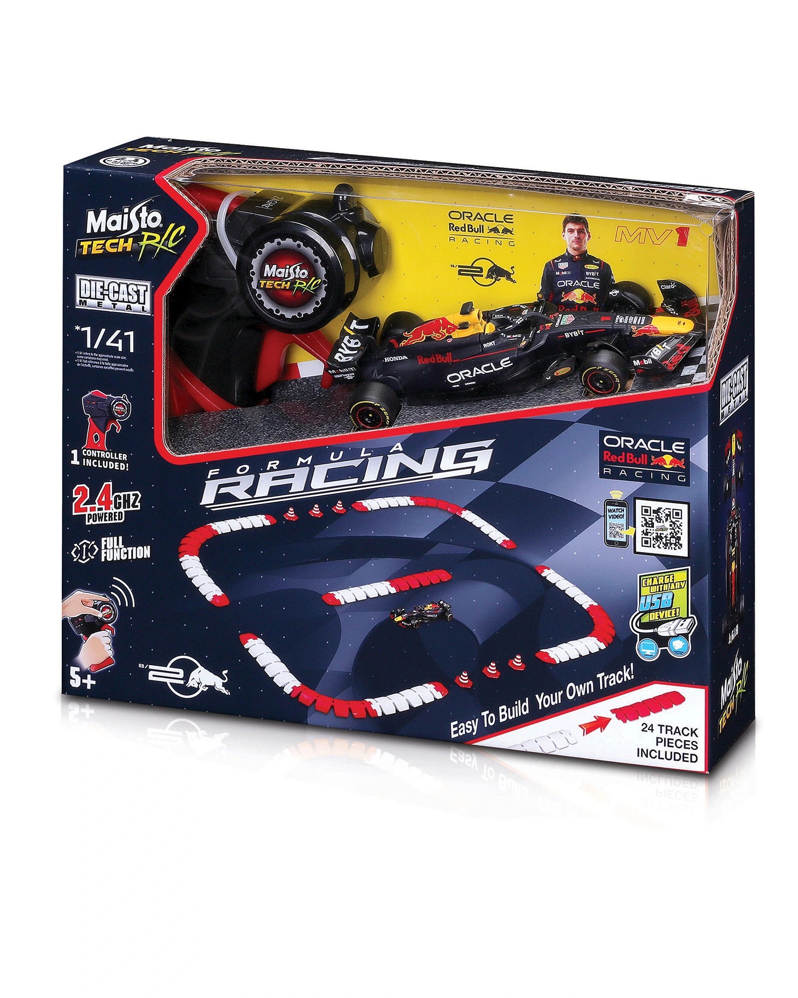 1:41 Red Bull Racing RB20 Track Set