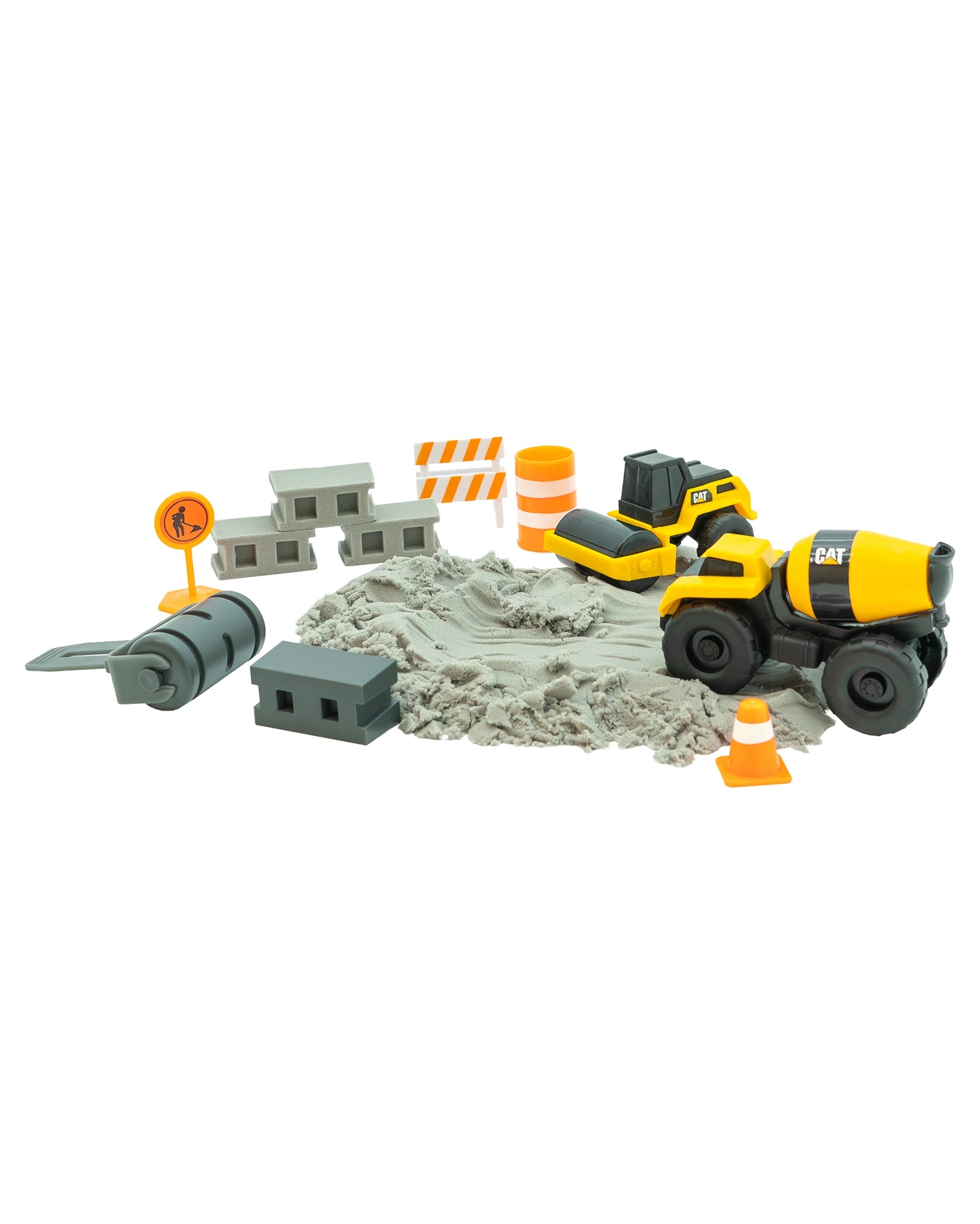 CAT Dig n Build 10oz w Two Vehicles Assorted