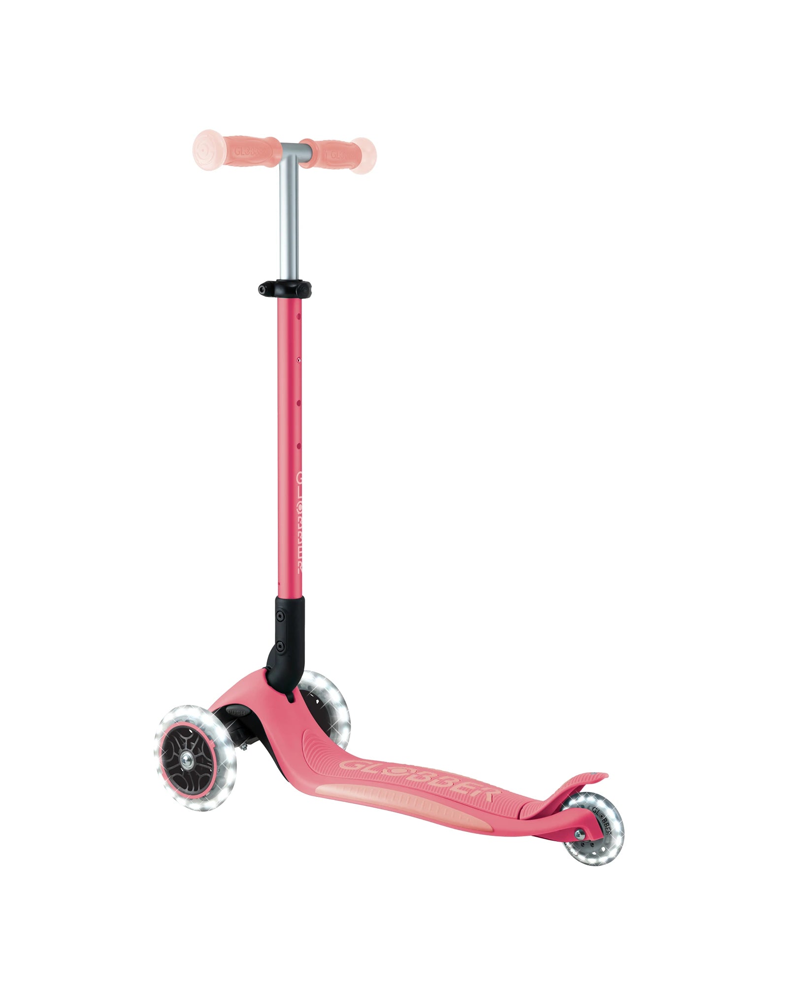 Globber Elite Glow Lights Pastel Pink