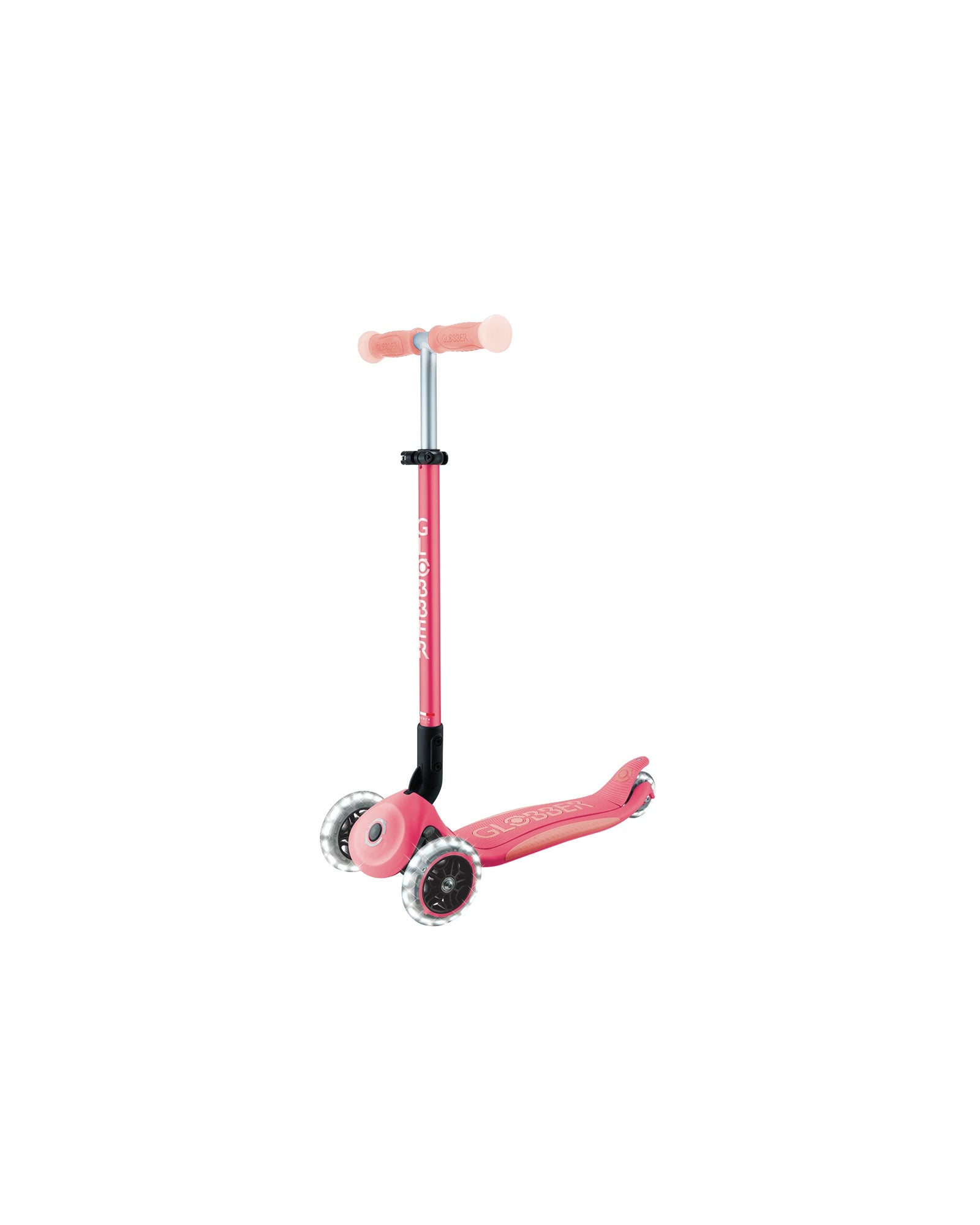 Globber Elite Glow Lights Pastel Pink