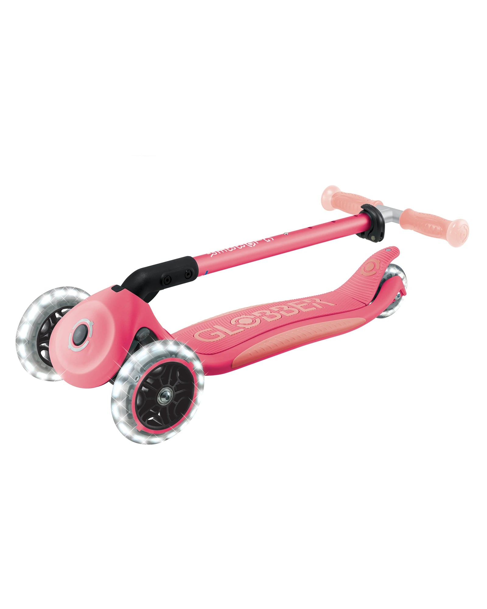 Globber Elite Glow Lights Pastel Pink