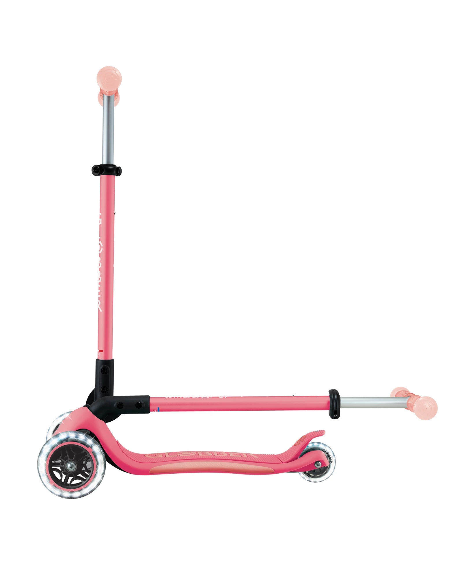 Globber Elite Glow Lights Pastel Pink