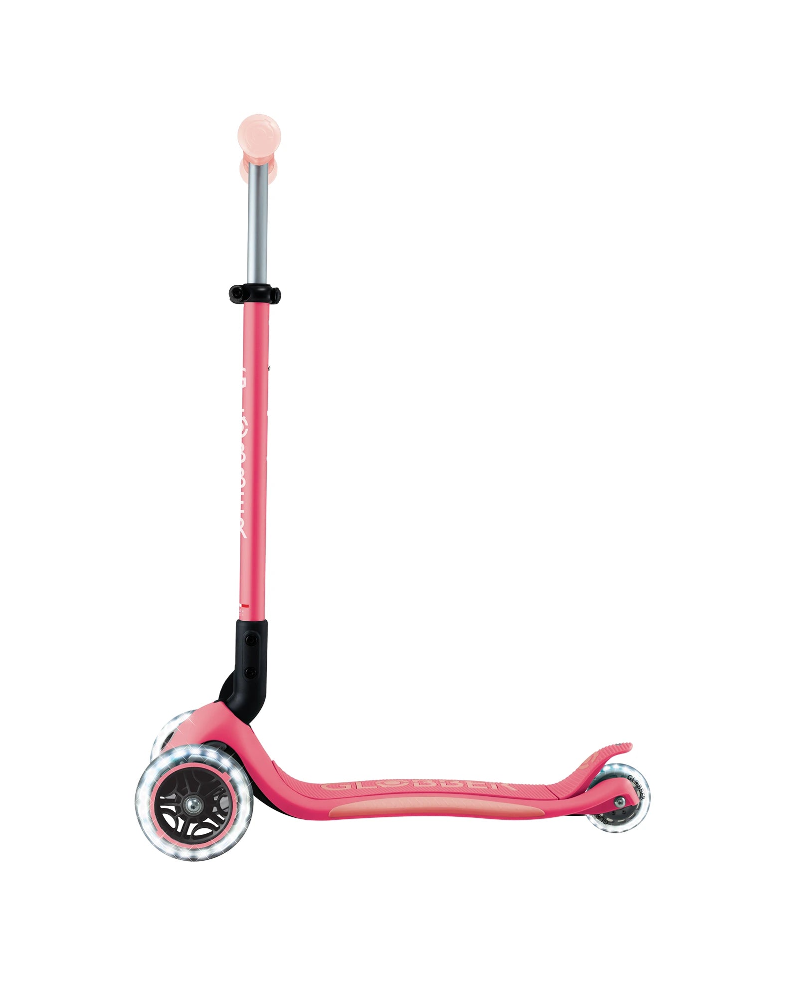 Globber Elite Glow Lights Pastel Pink